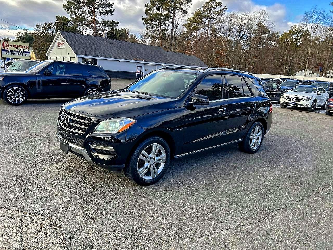 2012 Mercedes-benz Ml 350 4matic Black vin: 4JGDA5HB7CA030625