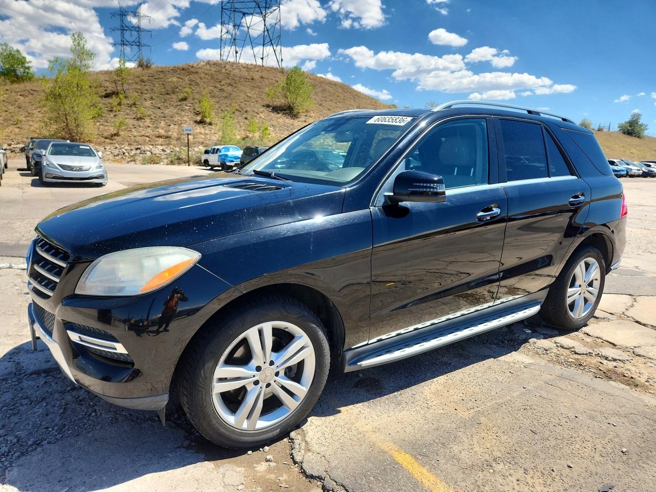 2012 Mercedes-benz Ml 350 4matic Black vin: 4JGDA5HB7CA061454