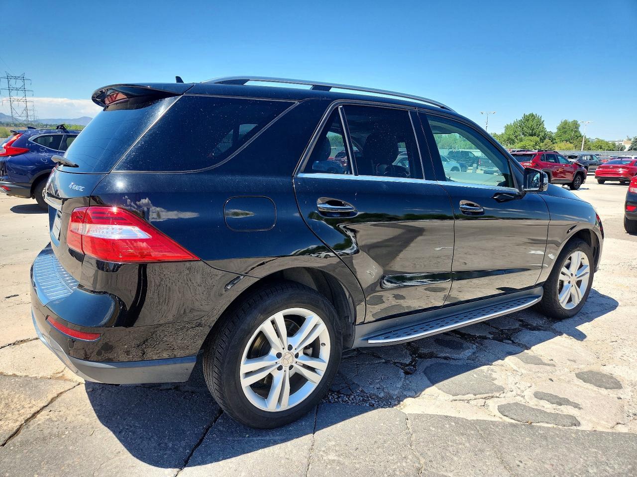 2012 Mercedes-benz Ml 350 4matic Black vin: 4JGDA5HB7CA061454