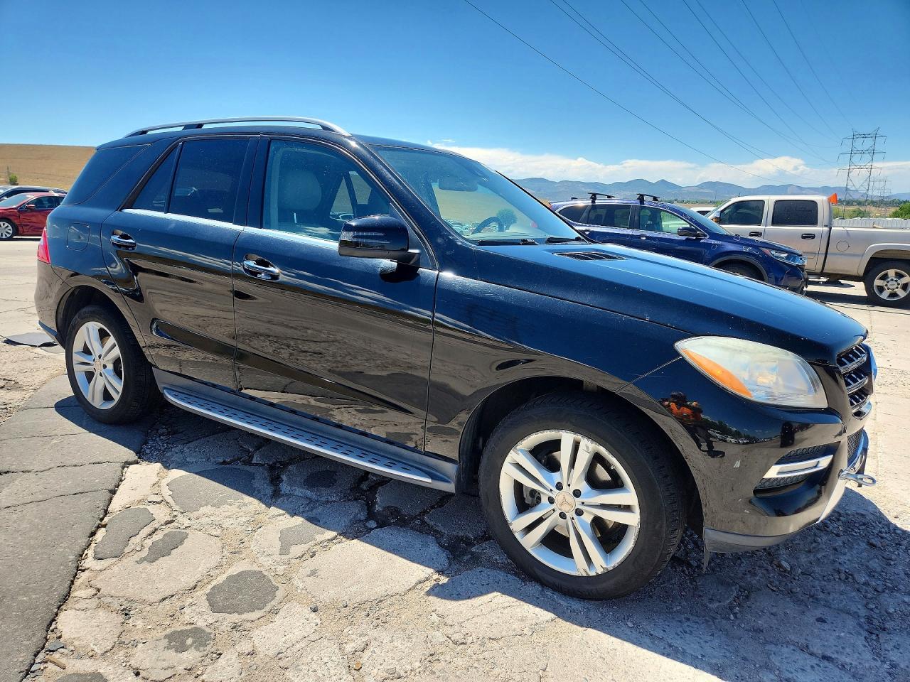 2012 Mercedes-benz Ml 350 4matic Black vin: 4JGDA5HB7CA061454