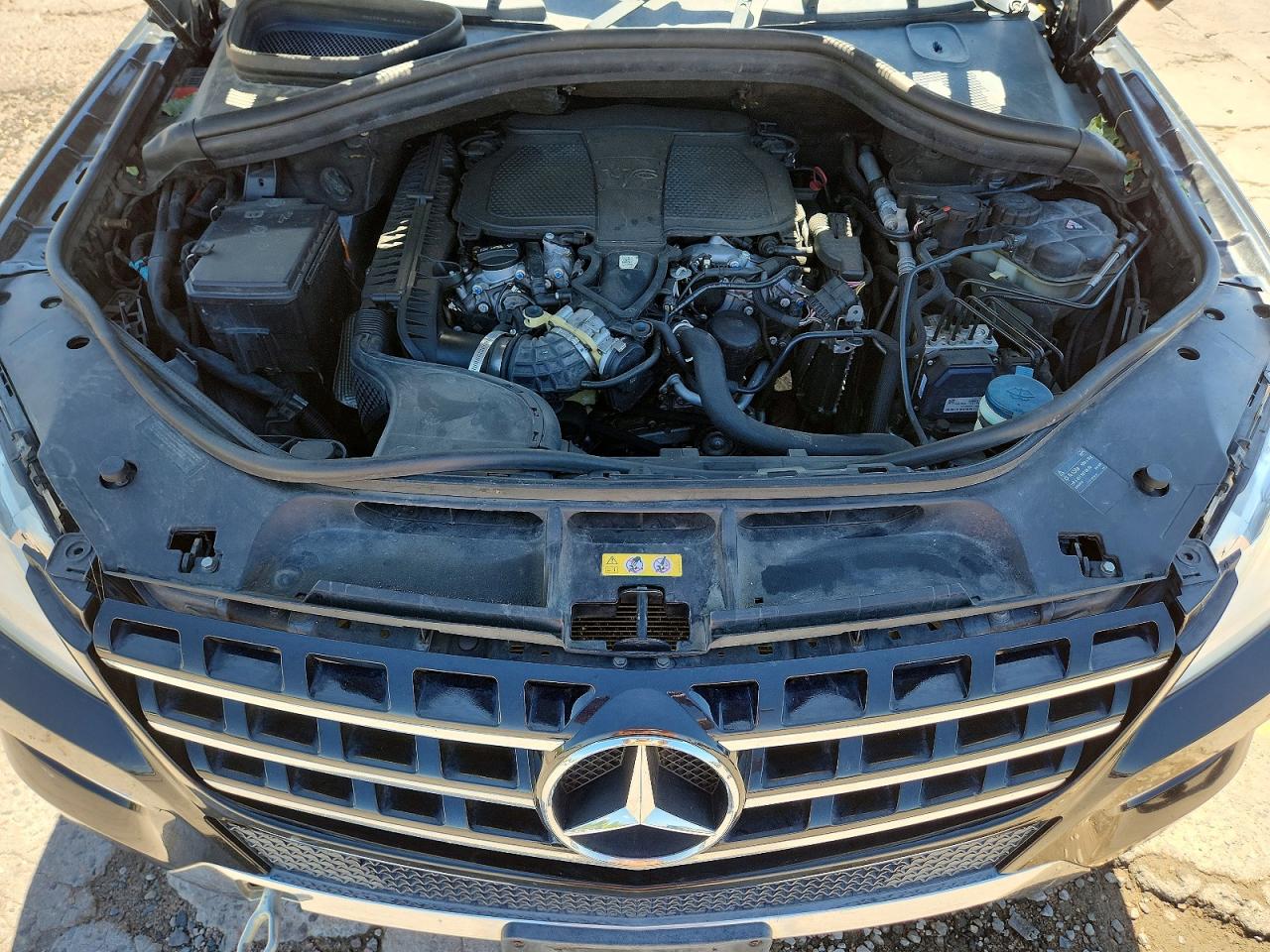2012 Mercedes-benz Ml 350 4matic Black vin: 4JGDA5HB7CA061454