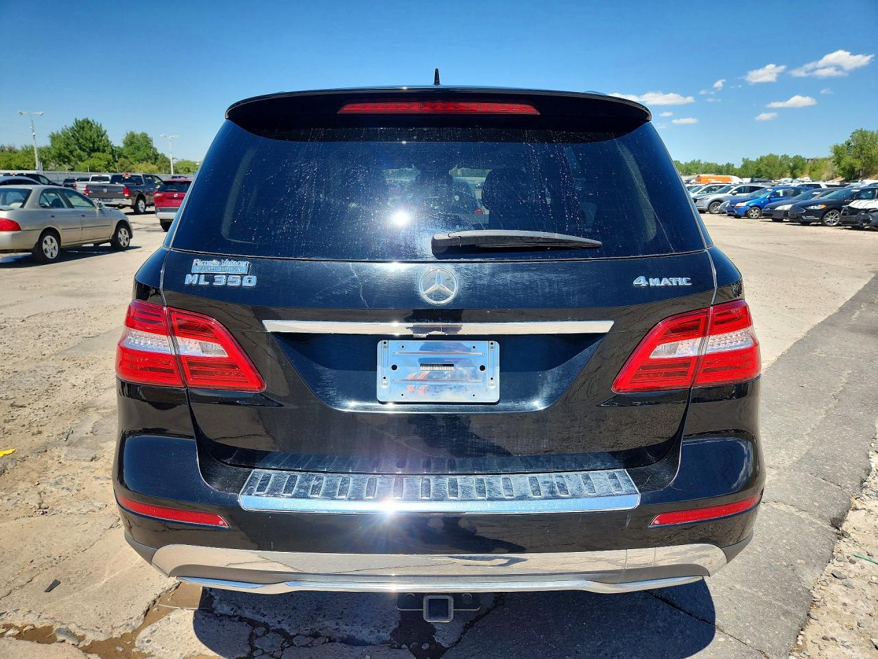 2012 Mercedes-benz Ml 350 4matic Black vin: 4JGDA5HB7CA061454