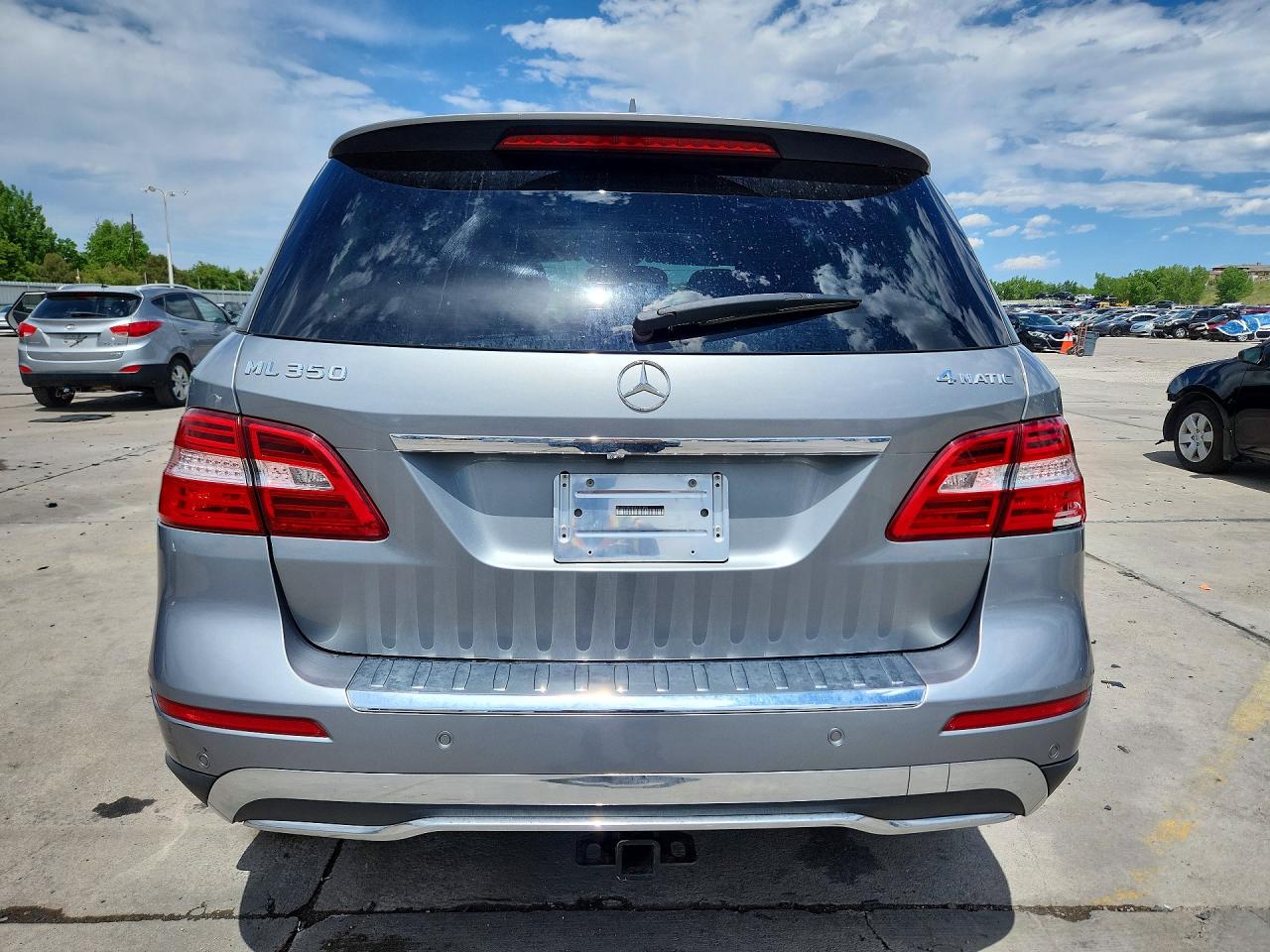 2013 Mercedes-benz Ml 350 4matic Silver vin: 4JGDA5HB7DA115188
