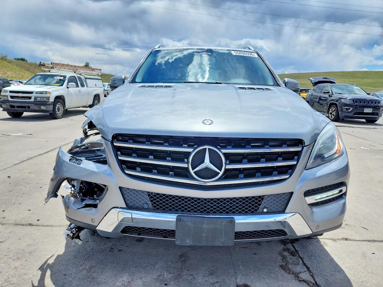 2013 Mercedes-benz Ml 350 4matic Silver vin: 4JGDA5HB7DA115188
