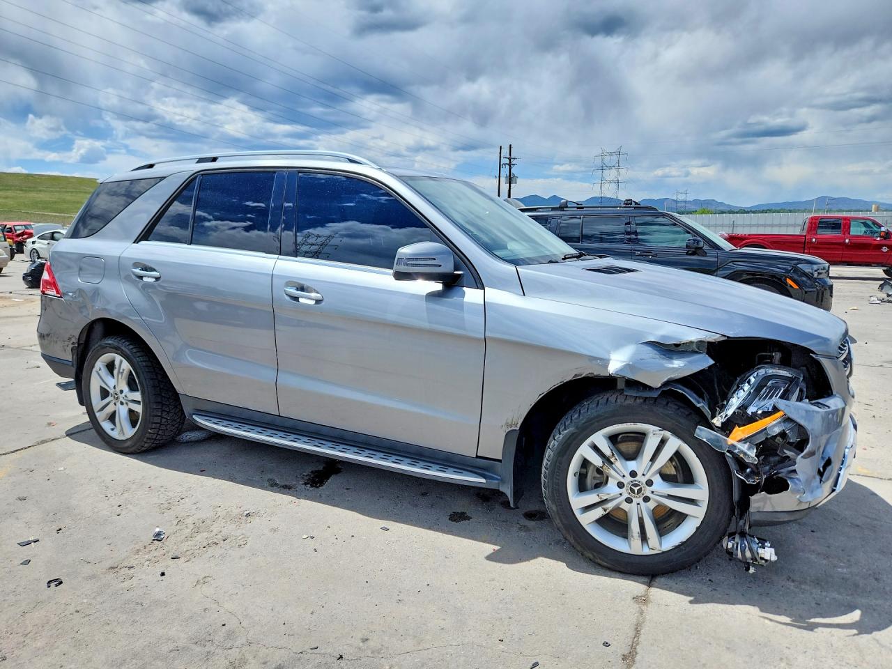 2013 Mercedes-benz Ml 350 4matic Silver vin: 4JGDA5HB7DA115188