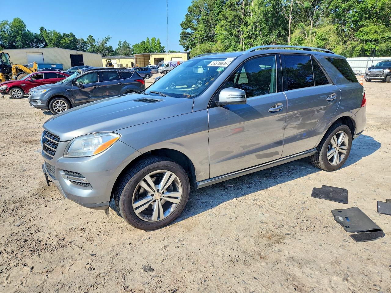 2013 Mercedes-benz Ml 350 4matic Silver vin: 4JGDA5HB7DA212097