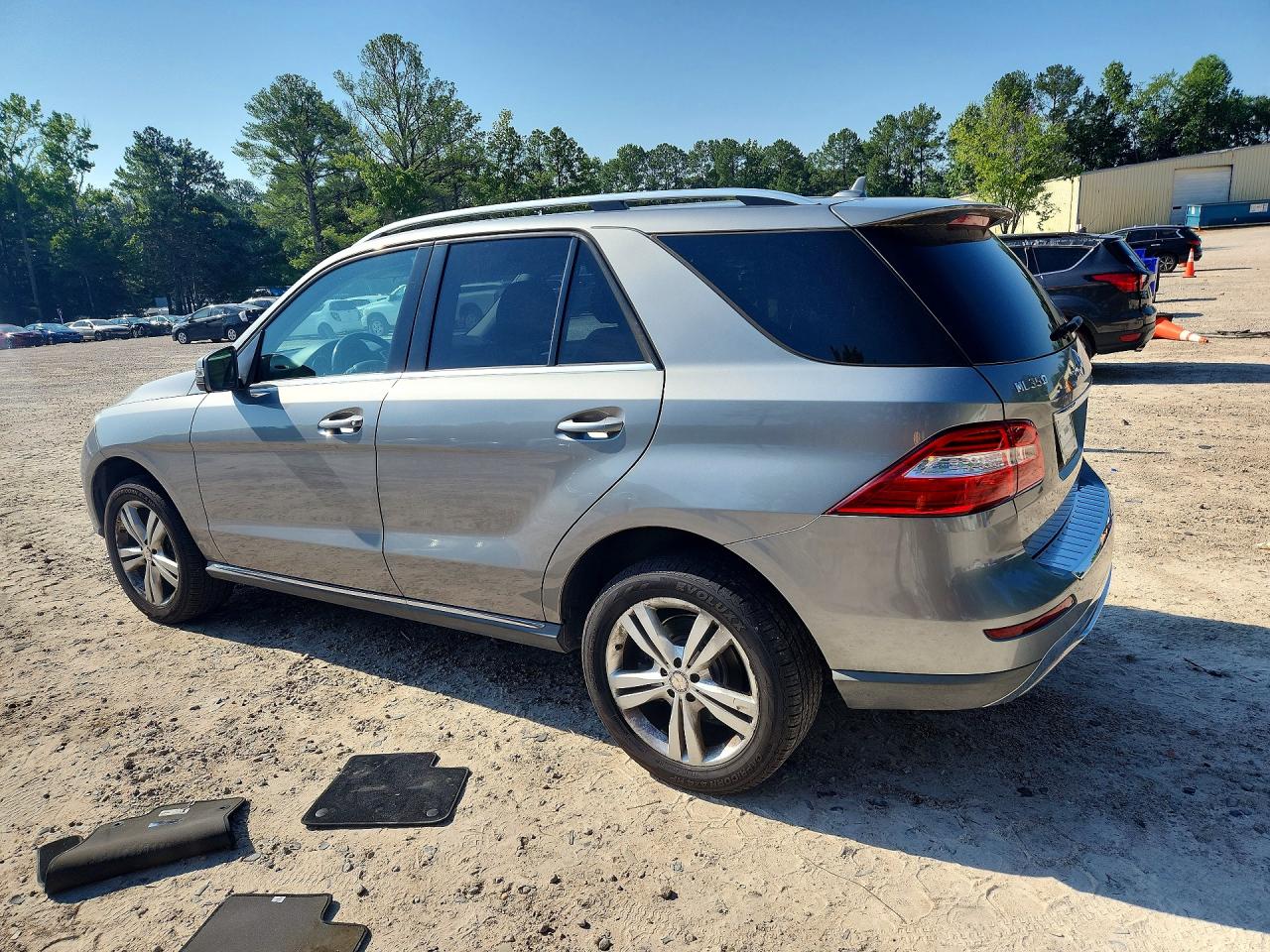 2013 Mercedes-benz Ml 350 4matic Silver vin: 4JGDA5HB7DA212097