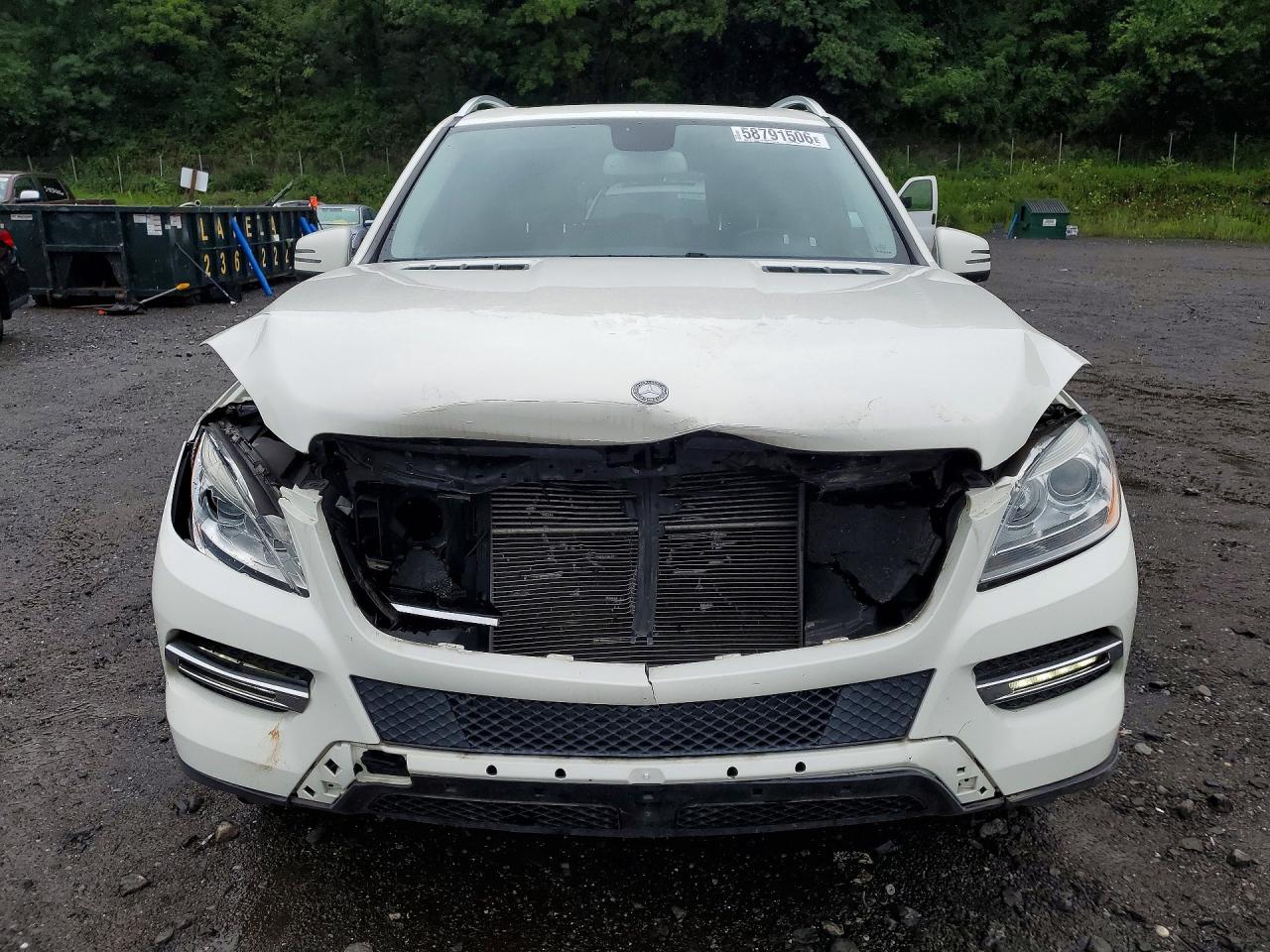 2013 Mercedes-benz Ml 350 4matic Белый vin: 4JGDA5HB7DA229255