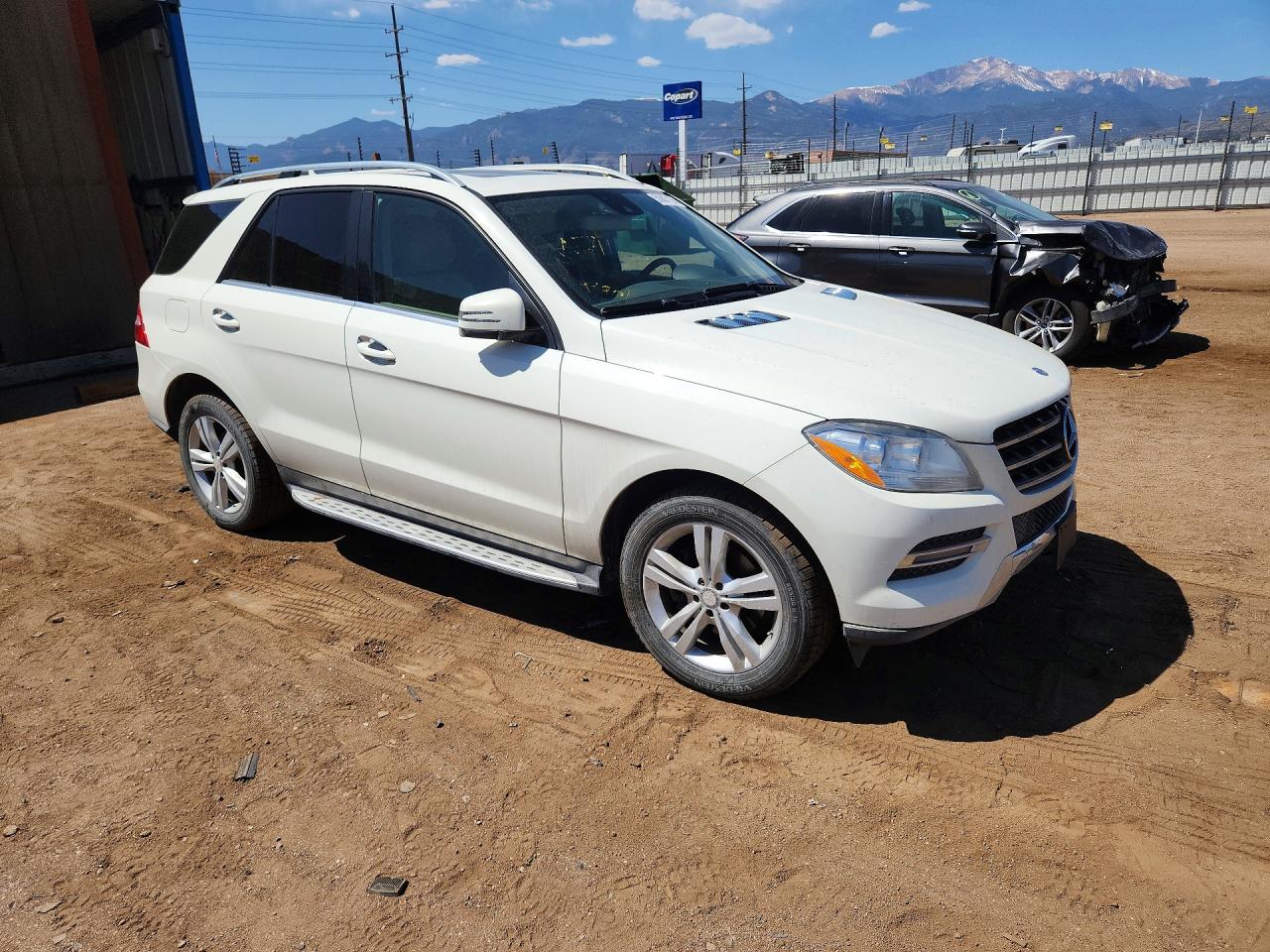 2013 Mercedes-benz Ml 350 4matic Белый vin: 4JGDA5HB7DA247402