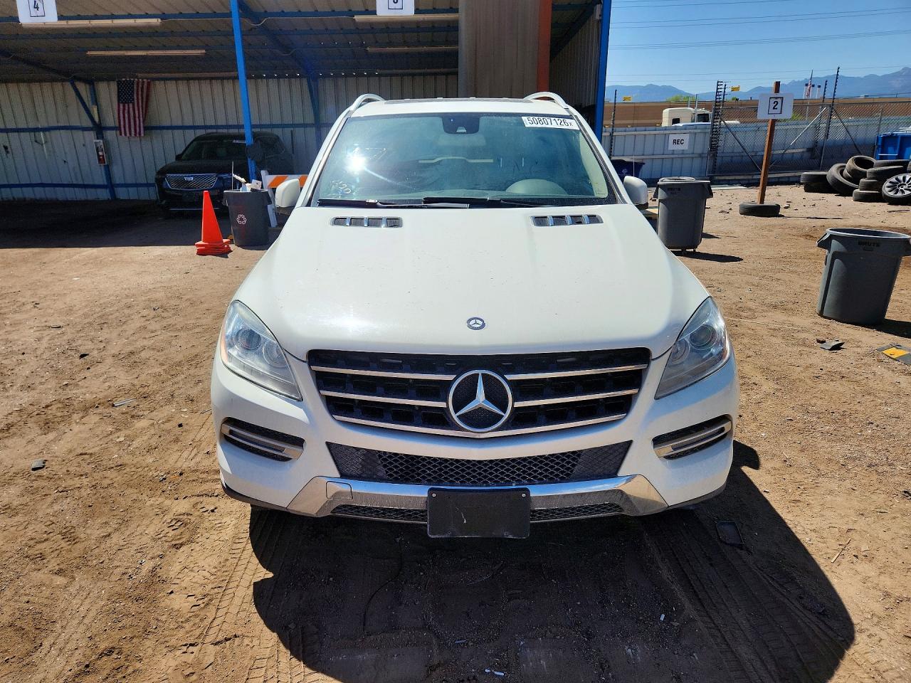 2013 Mercedes-benz Ml 350 4matic Белый vin: 4JGDA5HB7DA247402