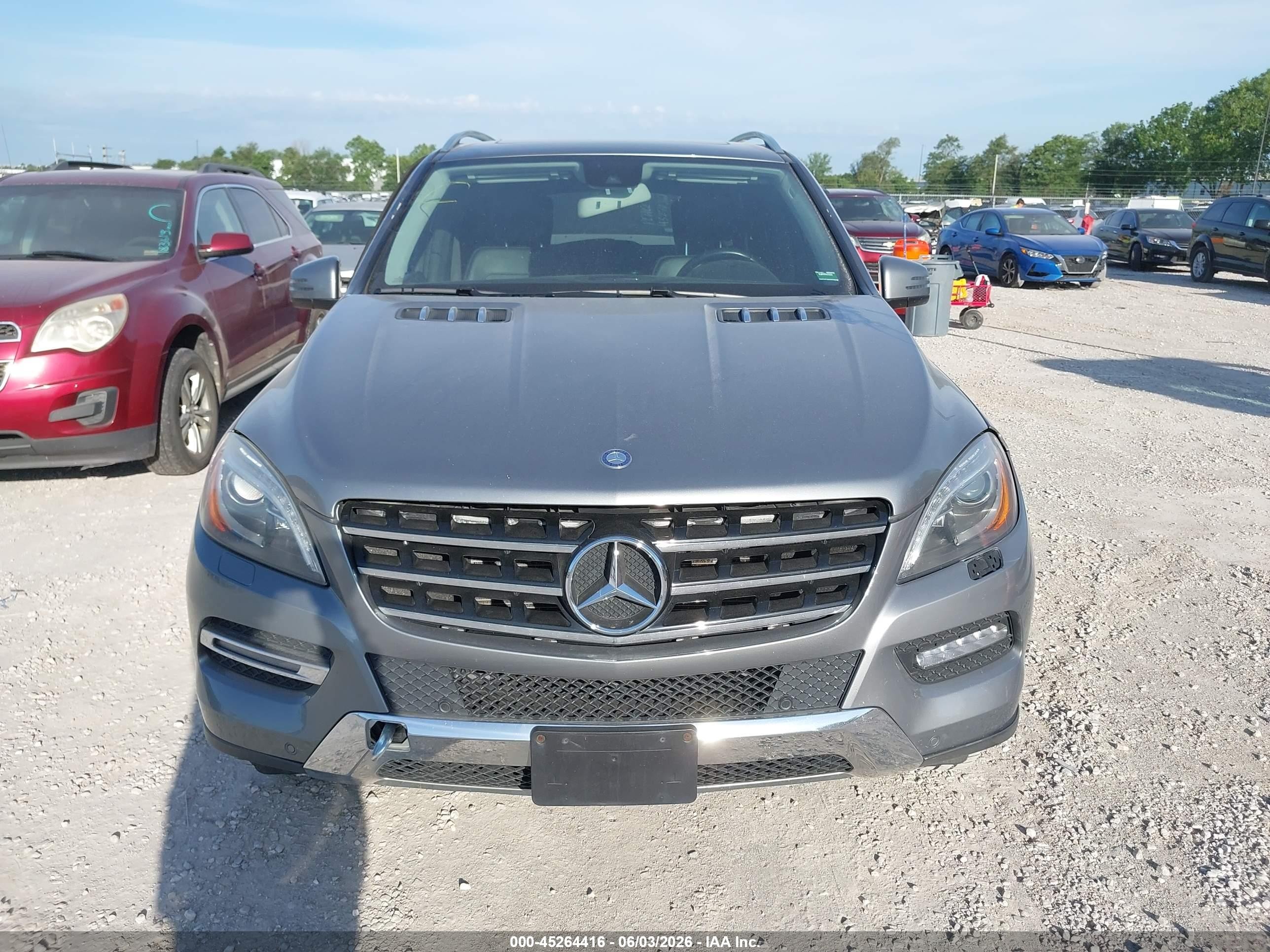 2013 Mercedes-benz Ml 350 4matic Silver vin: 4JGDA5HB7DA252325