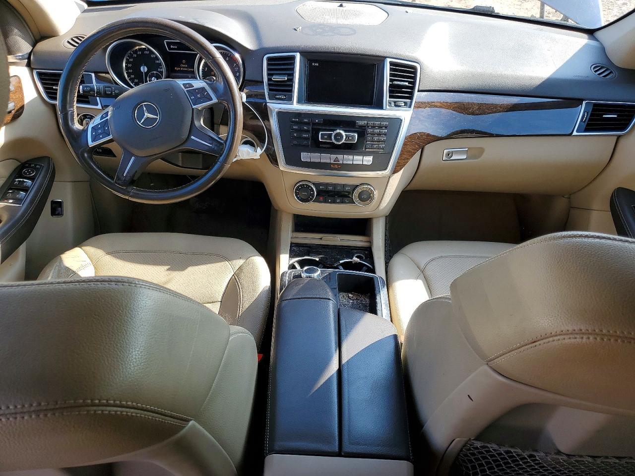2014 Mercedes-benz Ml 350 4matic Blue vin: 4JGDA5HB7EA363930