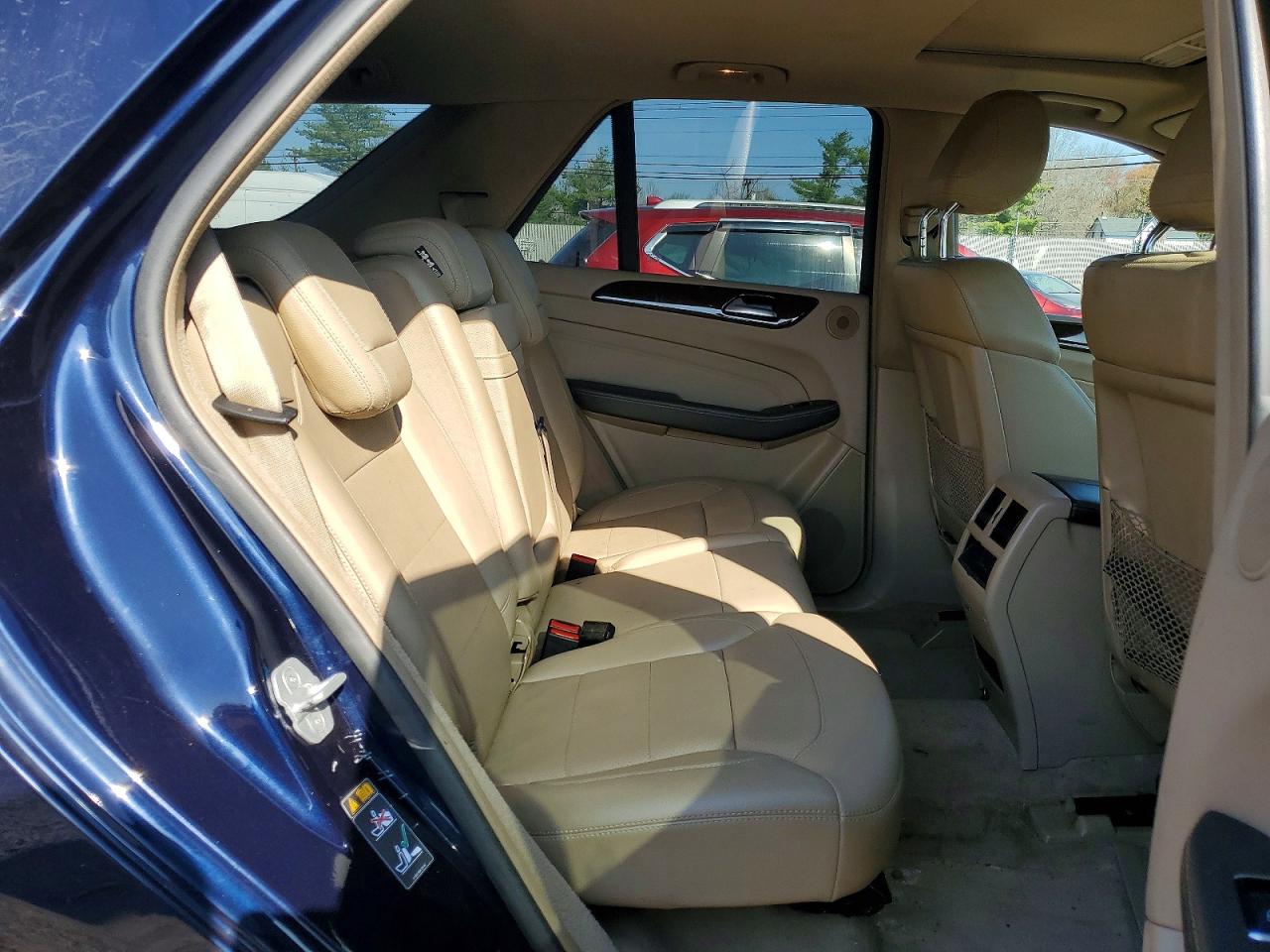 2014 Mercedes-benz Ml 350 4matic Blue vin: 4JGDA5HB7EA363930