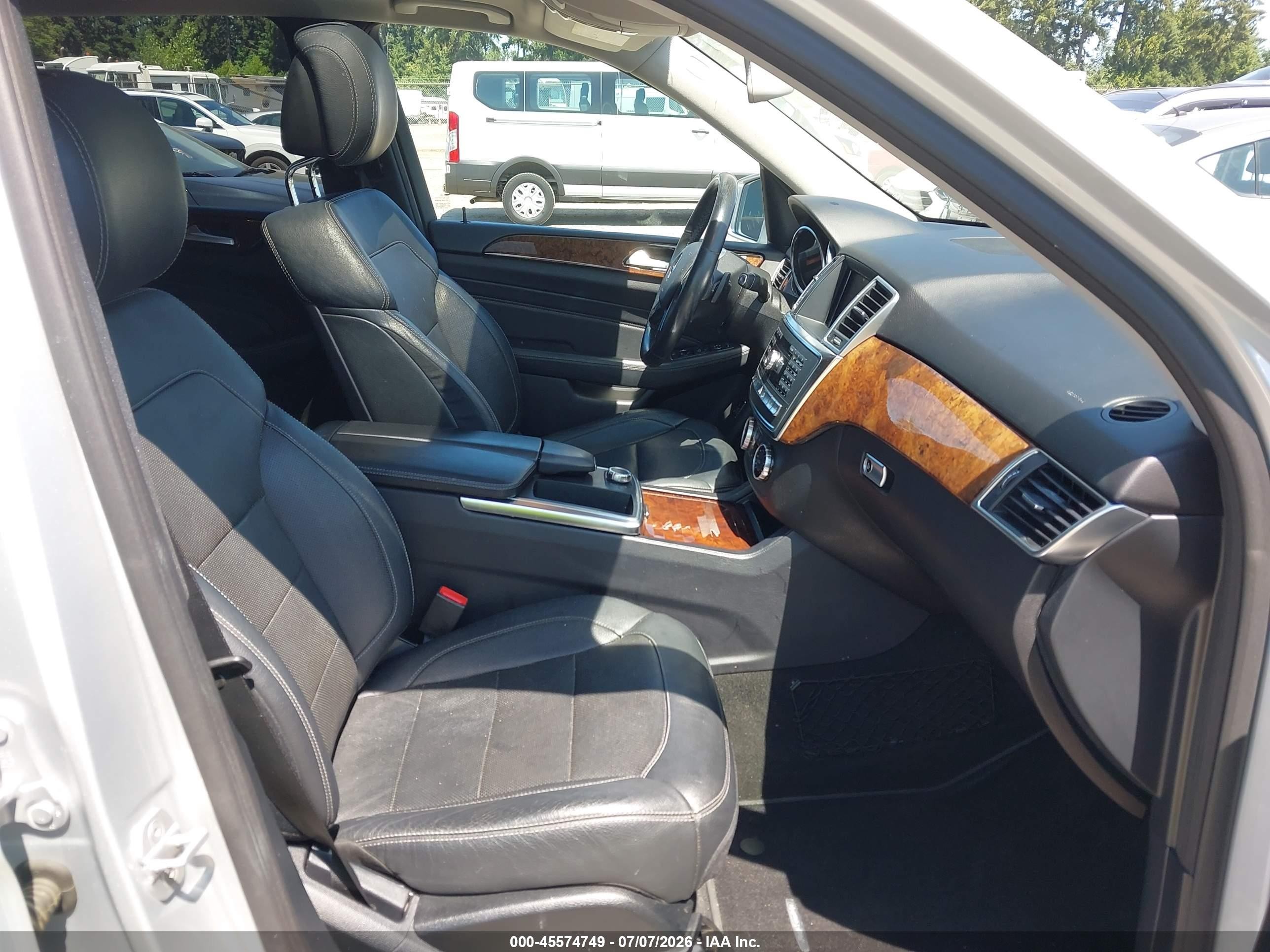 2014 Mercedes-benz Ml 350 4matic Silver vin: 4JGDA5HB7EA377651
