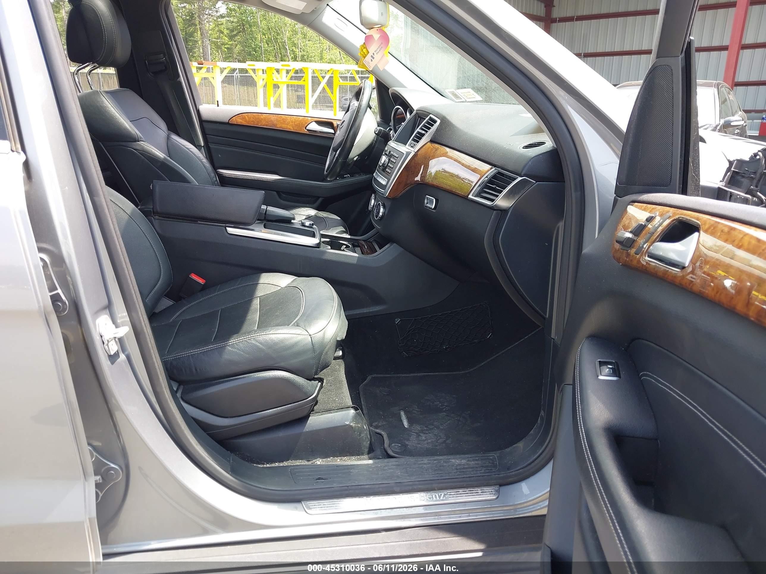 2014 Mercedes-benz Ml 350 4matic Gray vin: 4JGDA5HB7EA409210