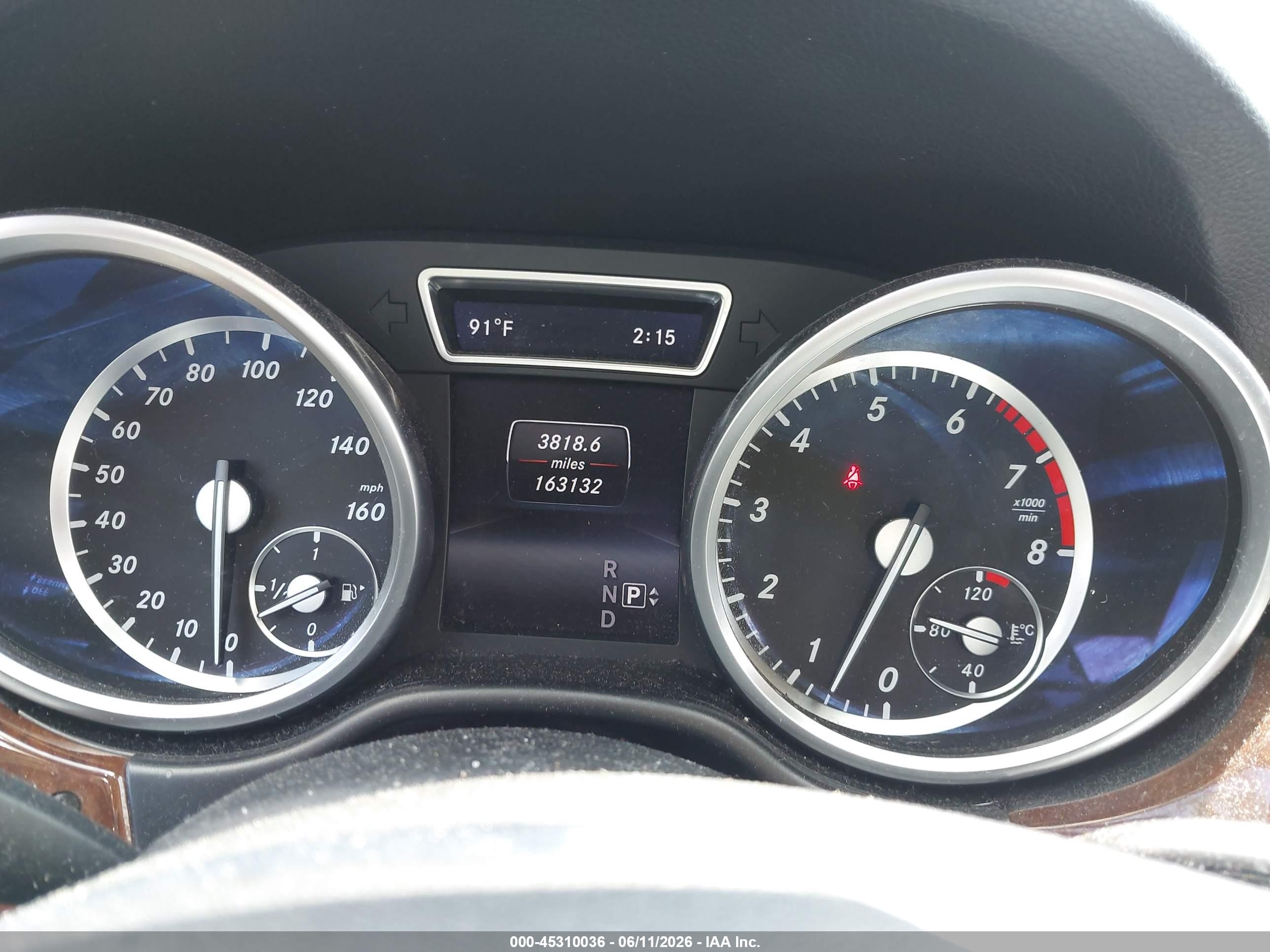 2014 Mercedes-benz Ml 350 4matic Gray vin: 4JGDA5HB7EA409210