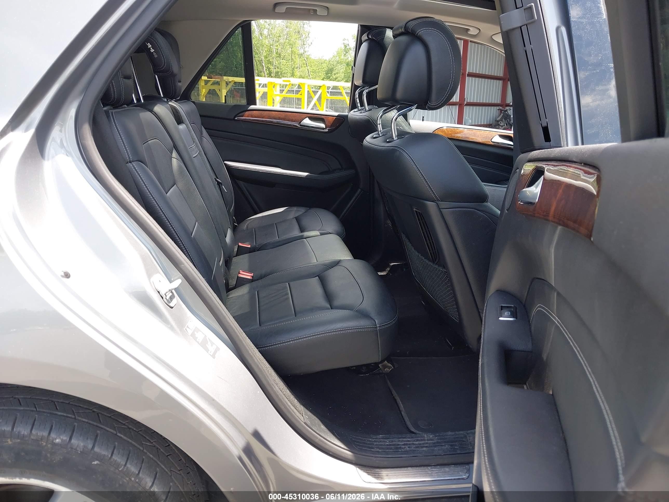 2014 Mercedes-benz Ml 350 4matic Gray vin: 4JGDA5HB7EA409210