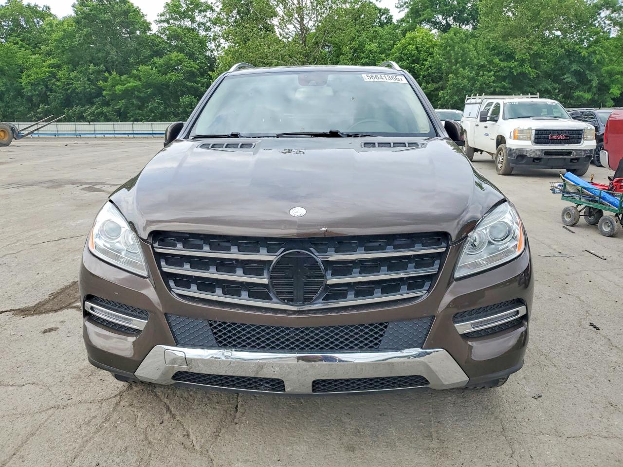 2015 Mercedes-benz Ml 350 4matic Brown vin: 4JGDA5HB7FA482787