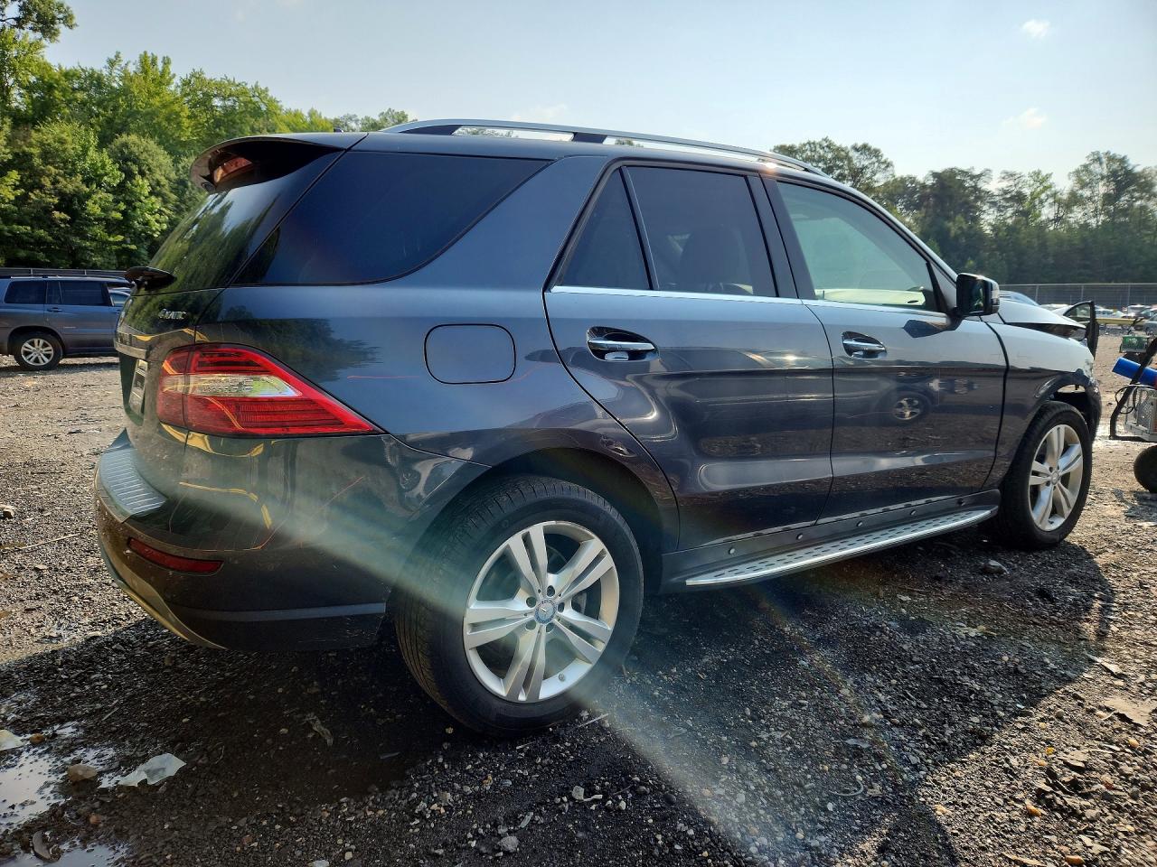 2015 Mercedes-benz Ml 350 4matic Gray vin: 4JGDA5HB7FA487603
