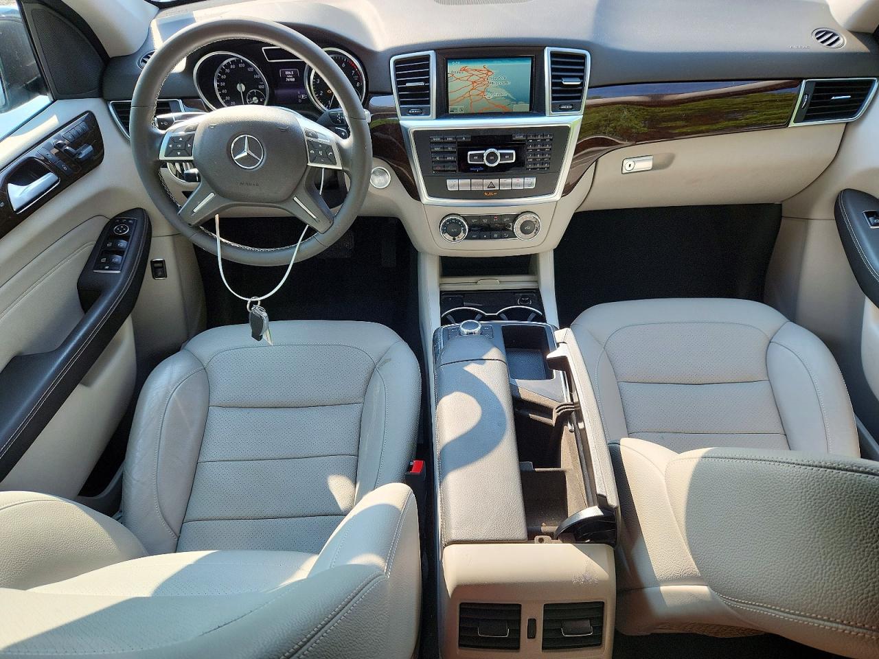 2015 Mercedes-benz Ml 350 4matic Gray vin: 4JGDA5HB7FA487603