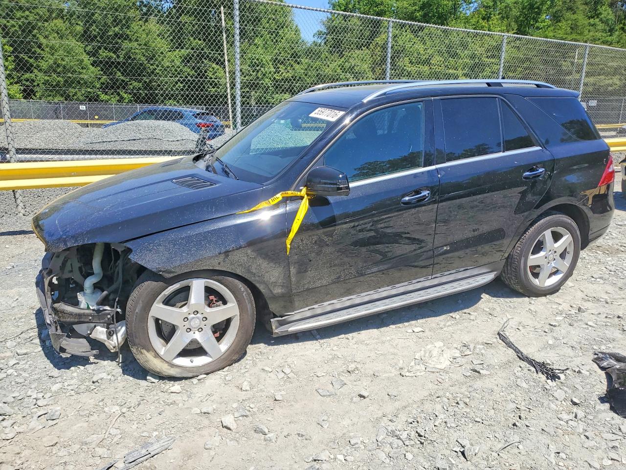 2015 Mercedes-benz Ml 350 4matic Black vin: 4JGDA5HB7FA507414