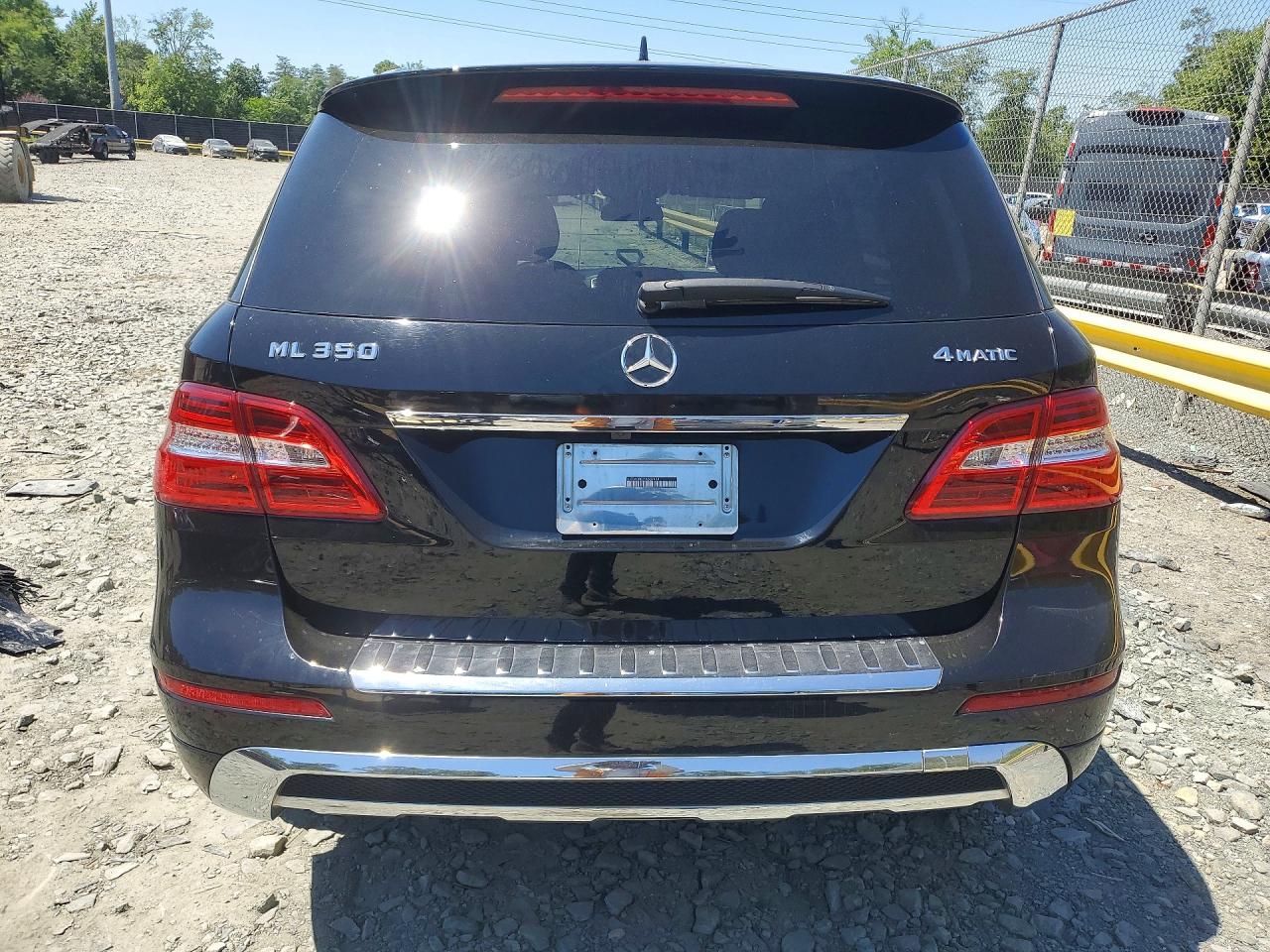 2015 Mercedes-benz Ml 350 4matic Black vin: 4JGDA5HB7FA507414