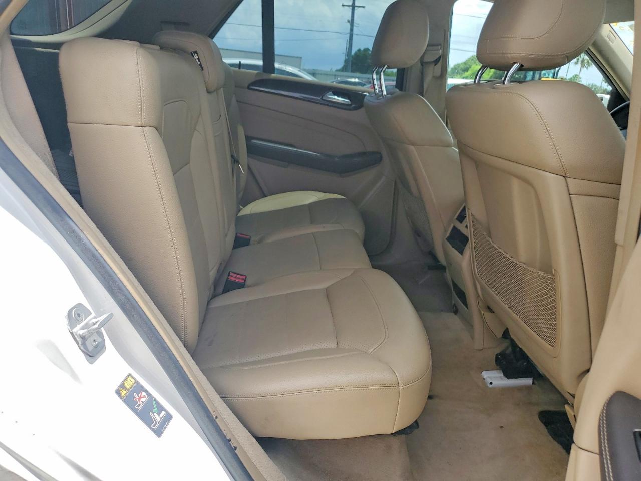 2015 Mercedes-benz Ml 350 4matic White vin: 4JGDA5HB7FA511950