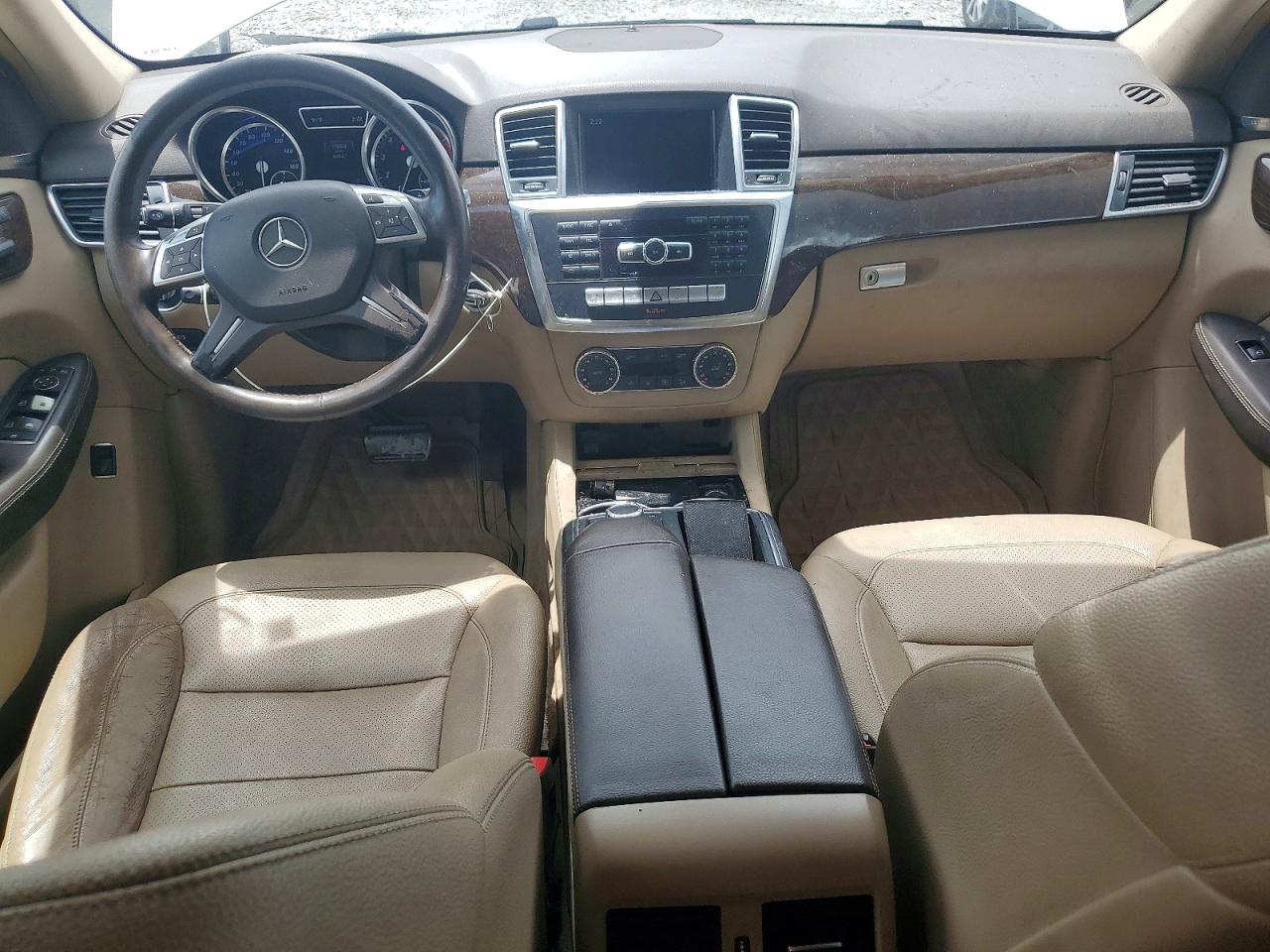 2015 Mercedes-benz Ml 350 4matic White vin: 4JGDA5HB7FA511950