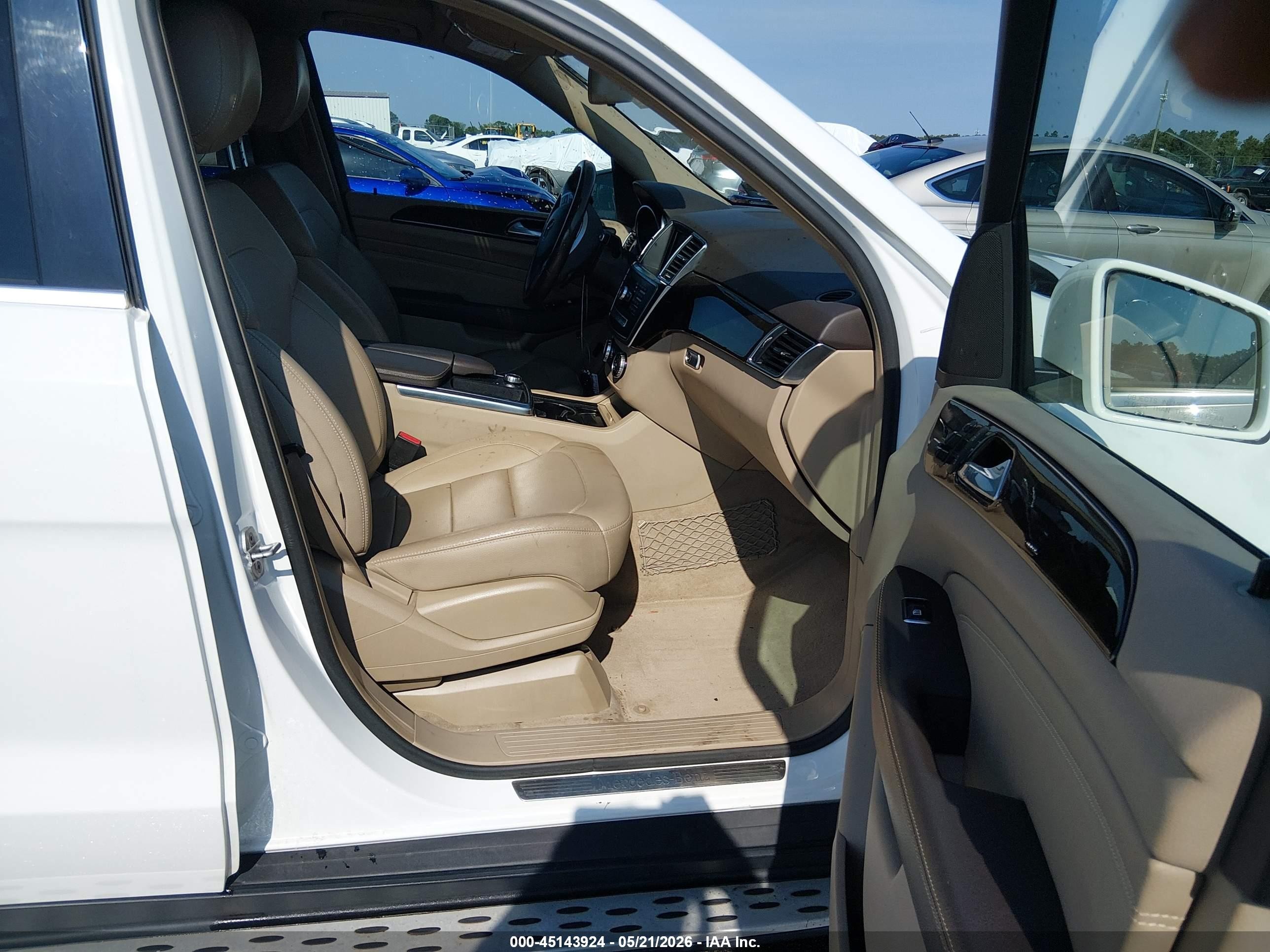 2015 Mercedes-benz Ml 350 4matic White vin: 4JGDA5HB7FA538601