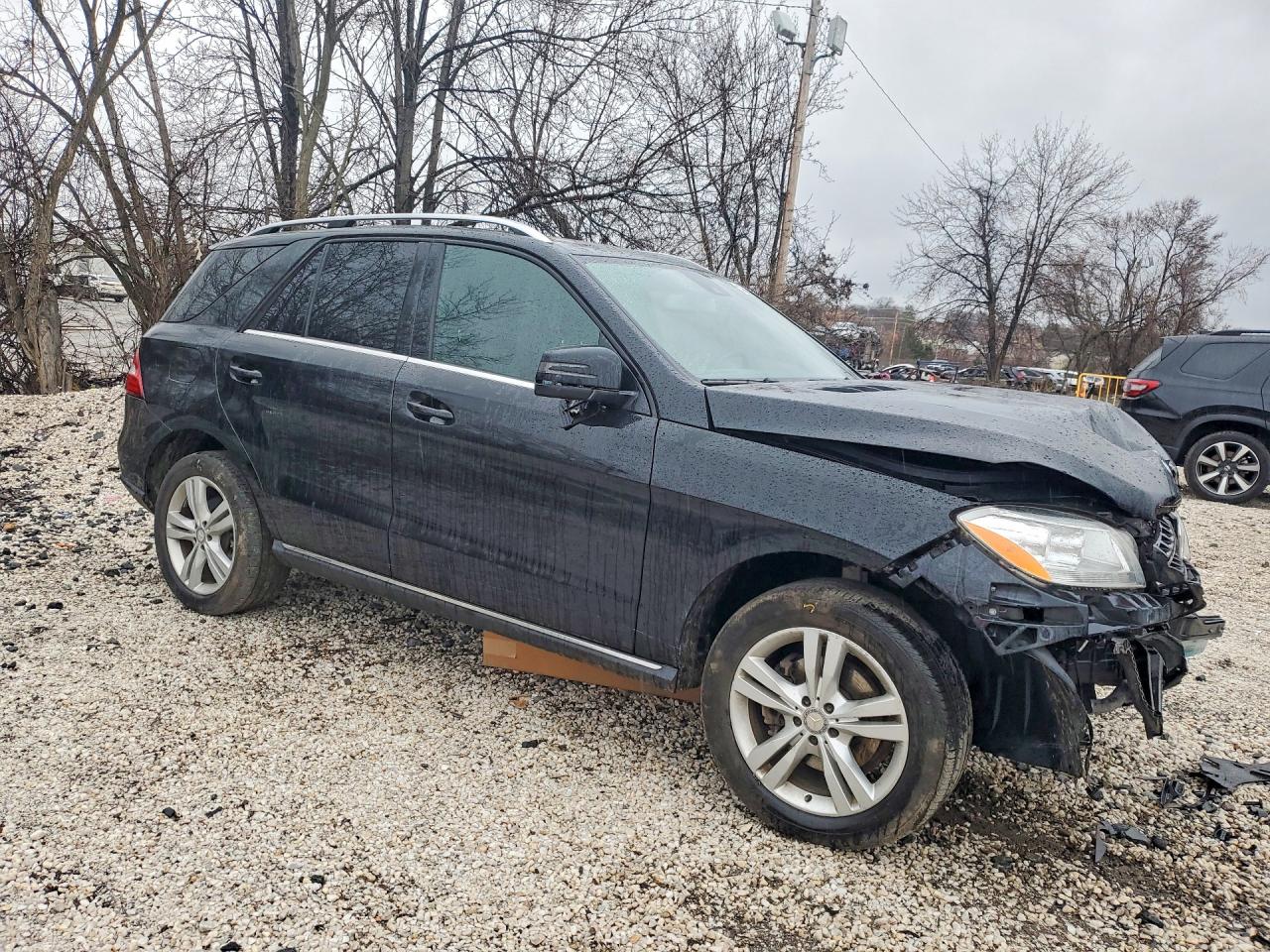 2015 Mercedes-benz Ml 350 4matic Черный vin: 4JGDA5HB7FA578483