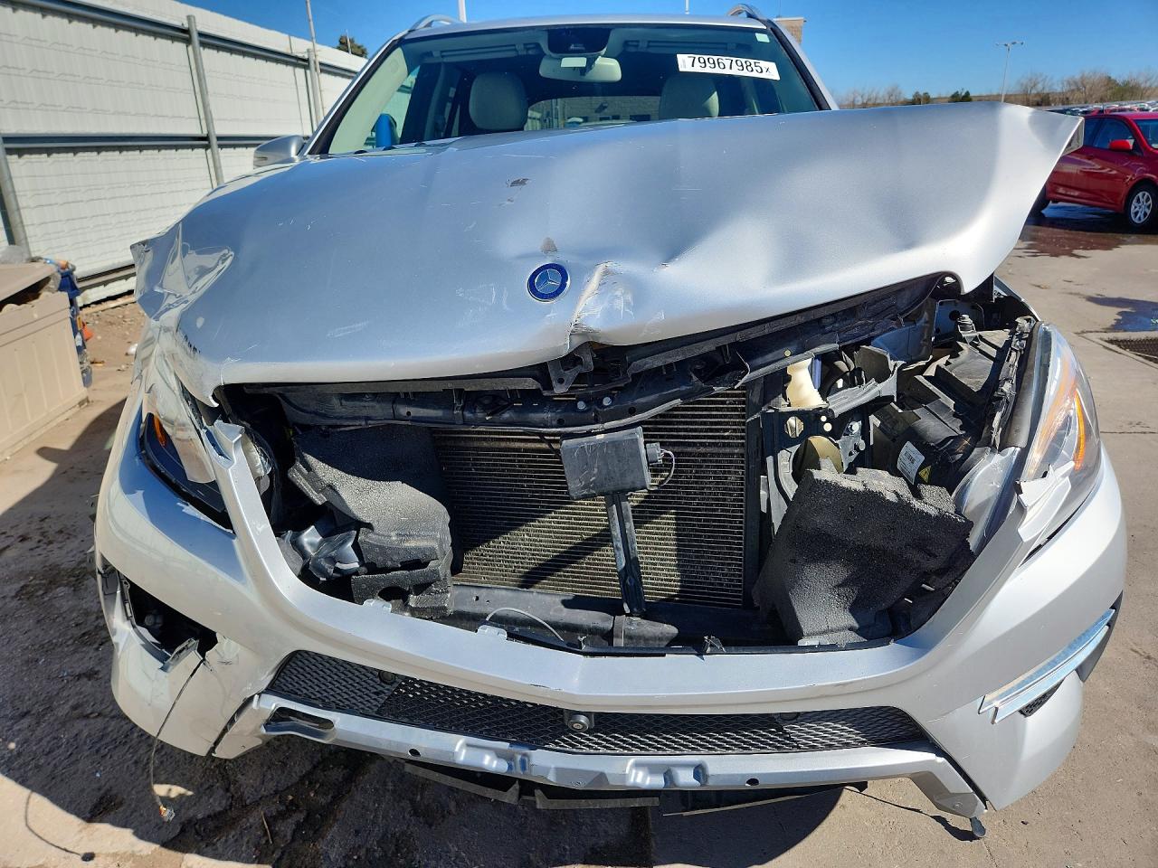 2015 Mercedes-benz Ml 350 4matic Серебряный vin: 4JGDA5HB7FA586311