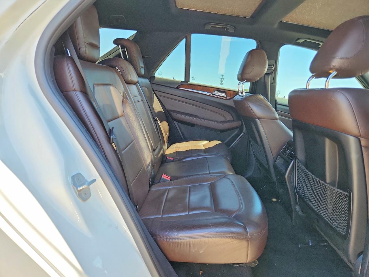 2015 Mercedes-benz Ml 350 4matic Белый vin: 4JGDA5HB7FA586423