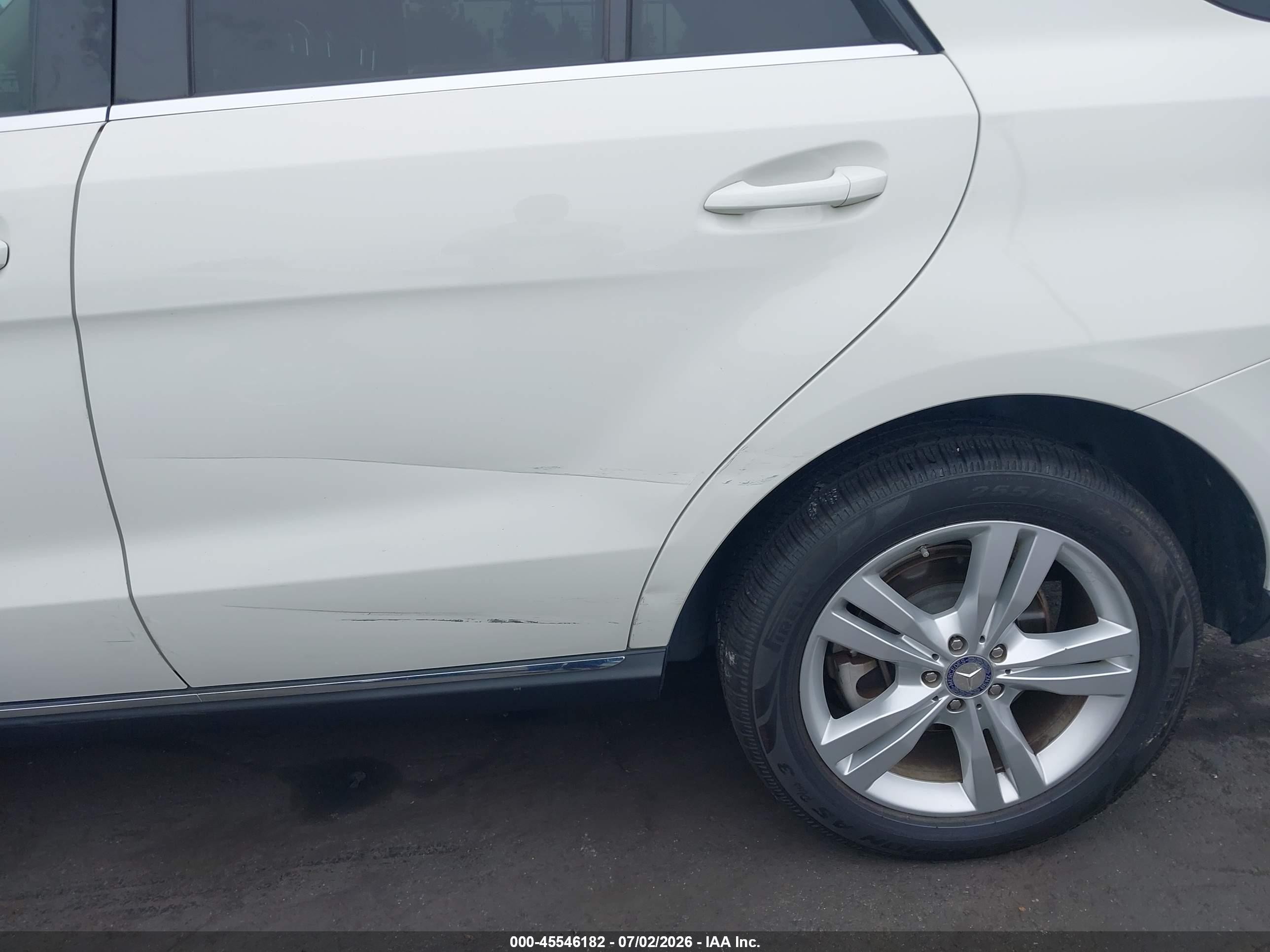 2012 Mercedes-benz Ml 350 4matic White vin: 4JGDA5HB8CA001487