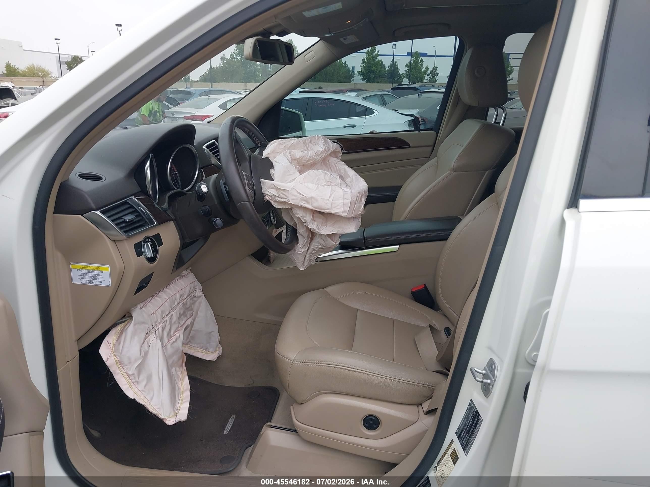 2012 Mercedes-benz Ml 350 4matic White vin: 4JGDA5HB8CA001487