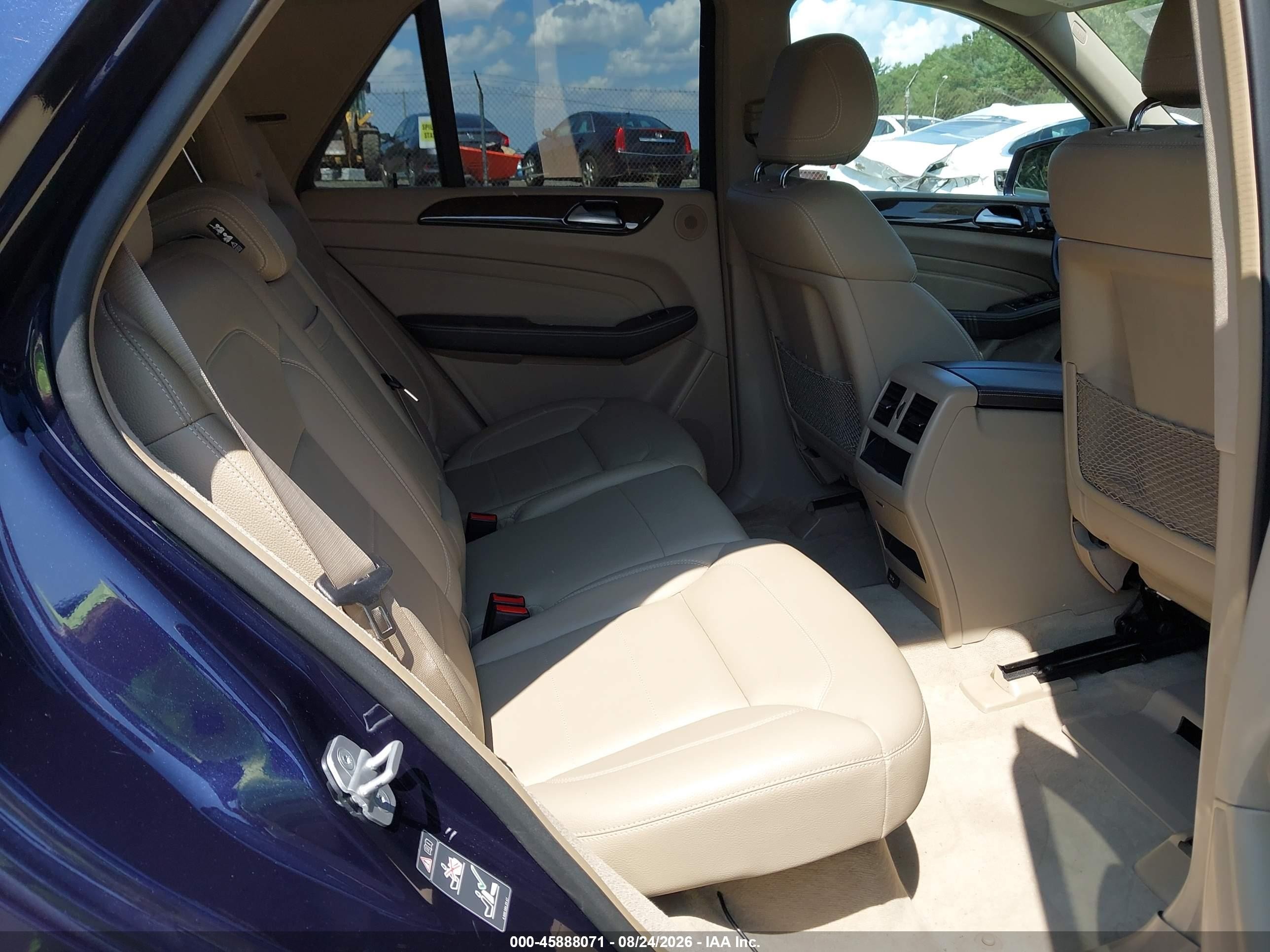 2012 Mercedes-benz Ml 350 4matic Синий vin: 4JGDA5HB8CA008892