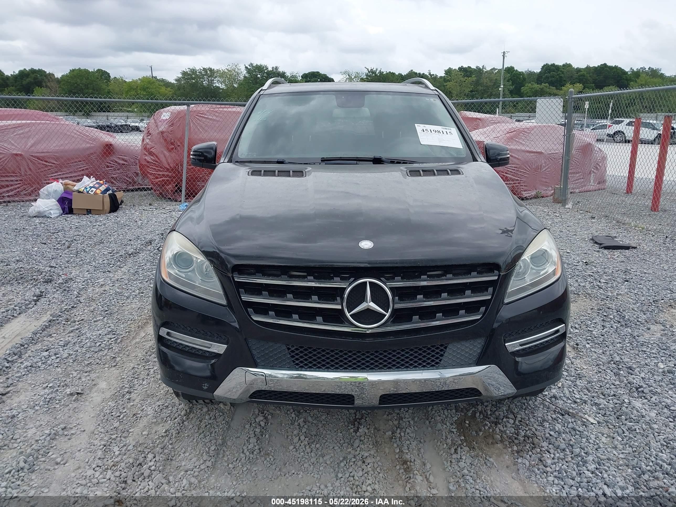 2012 Mercedes-benz Ml 350 4matic Black vin: 4JGDA5HB8CA011324