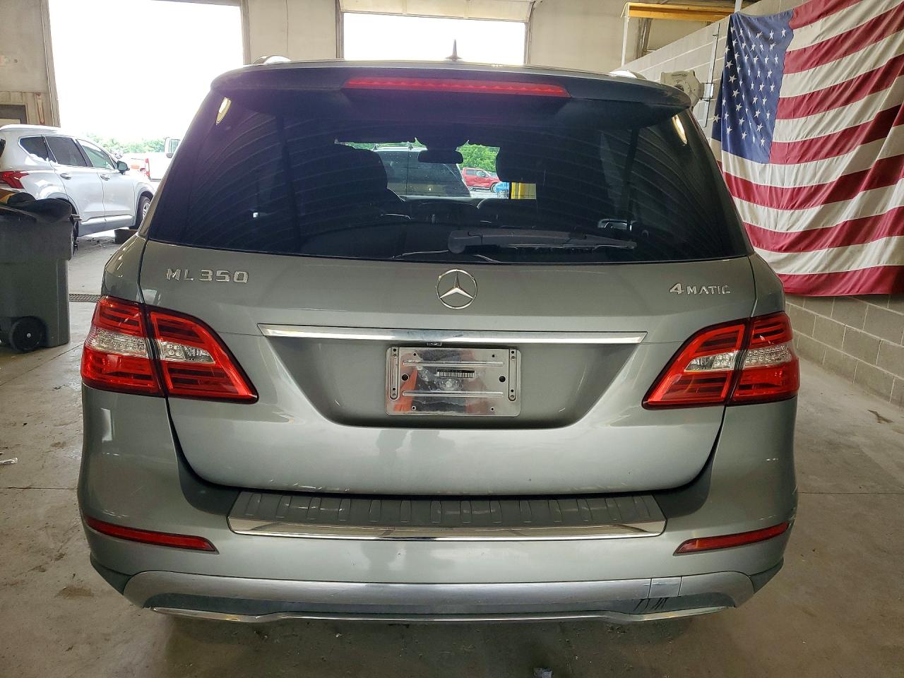 2012 Mercedes-benz Ml 350 4matic Gray vin: 4JGDA5HB8CA015714