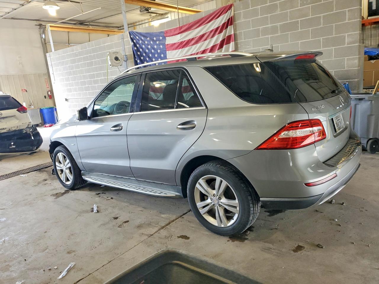 2012 Mercedes-benz Ml 350 4matic Gray vin: 4JGDA5HB8CA015714