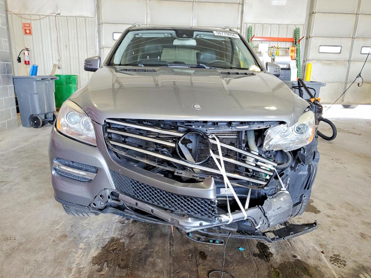 2012 Mercedes-benz Ml 350 4matic Gray vin: 4JGDA5HB8CA015714