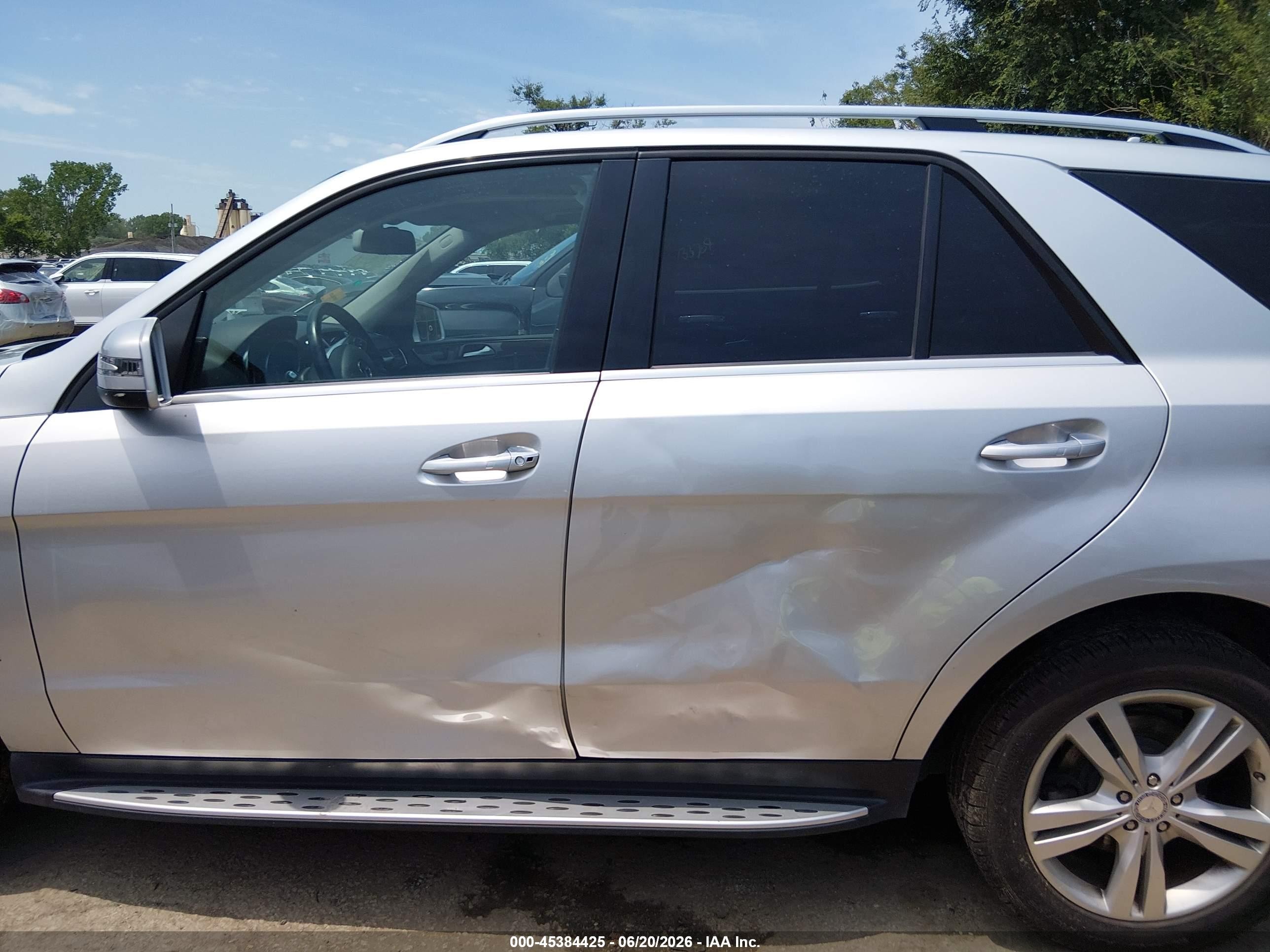2012 Mercedes-benz Ml 350 4matic Silver vin: 4JGDA5HB8CA022145