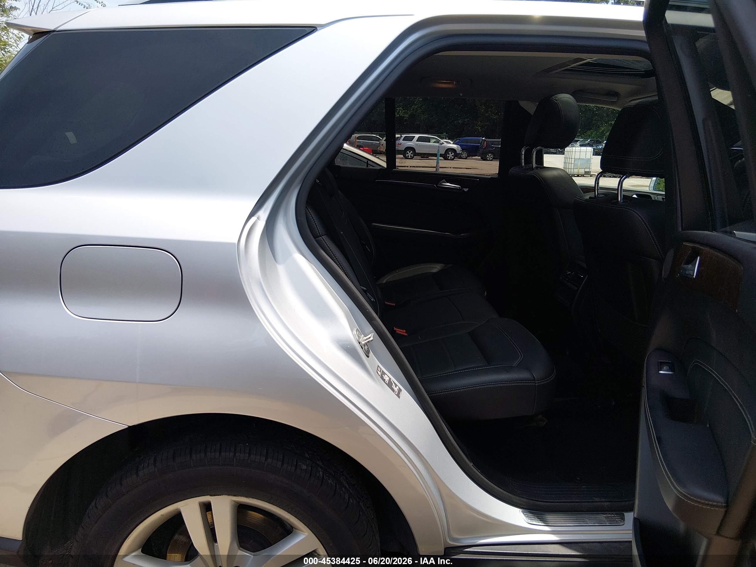 2012 Mercedes-benz Ml 350 4matic Silver vin: 4JGDA5HB8CA022145