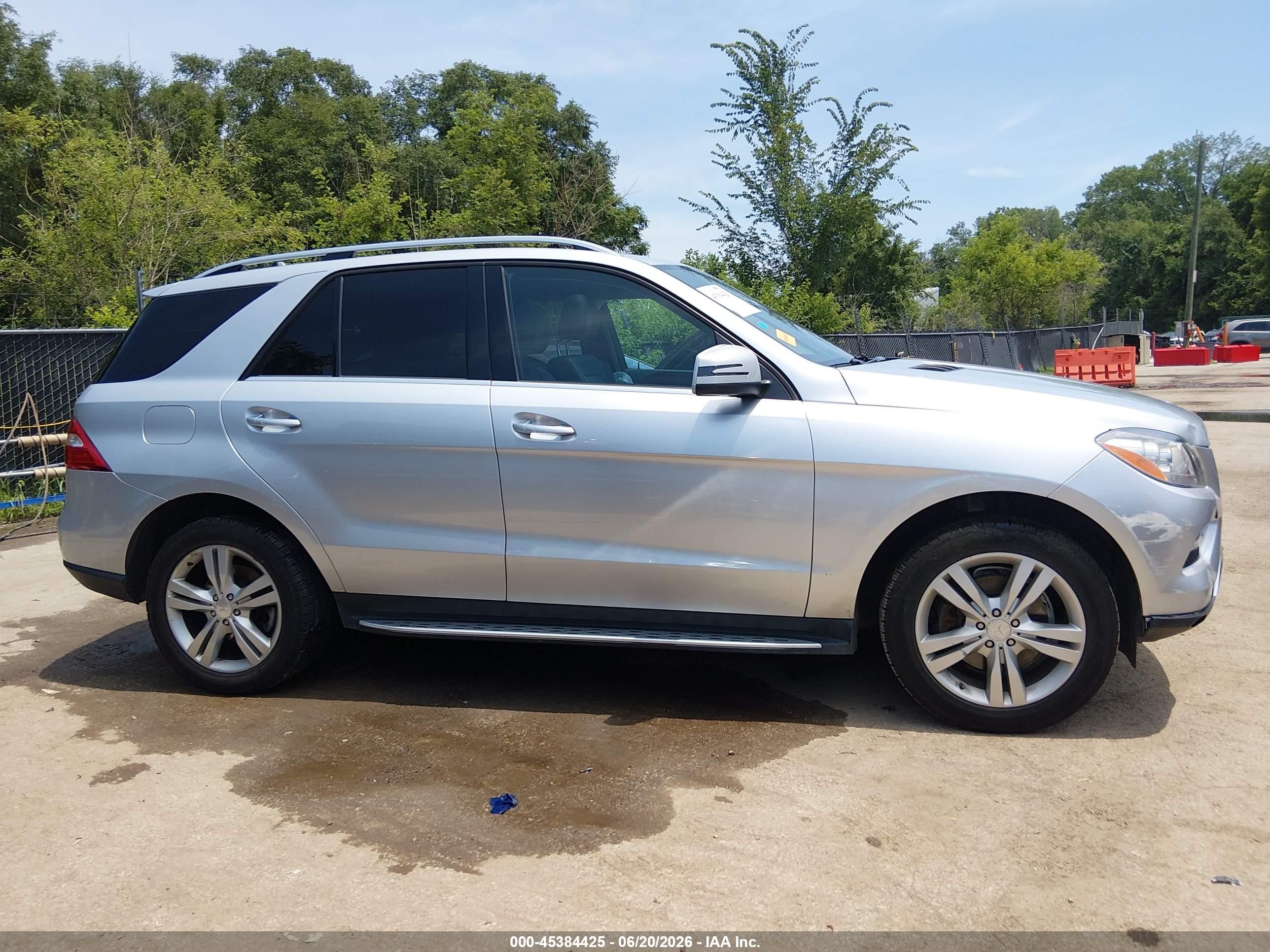 2012 Mercedes-benz Ml 350 4matic Silver vin: 4JGDA5HB8CA022145