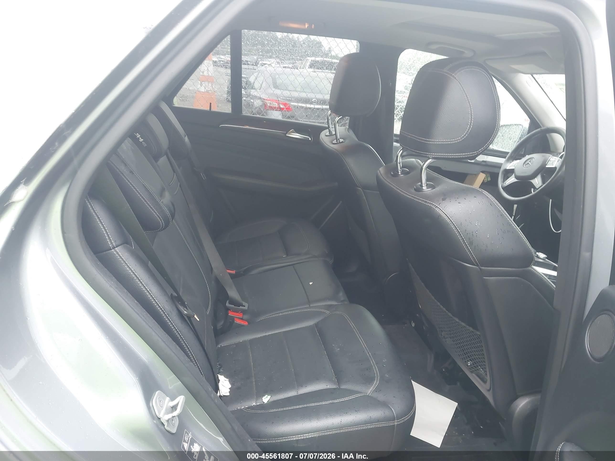2012 Mercedes-benz Ml 350 4matic Gray vin: 4JGDA5HB8CA023733