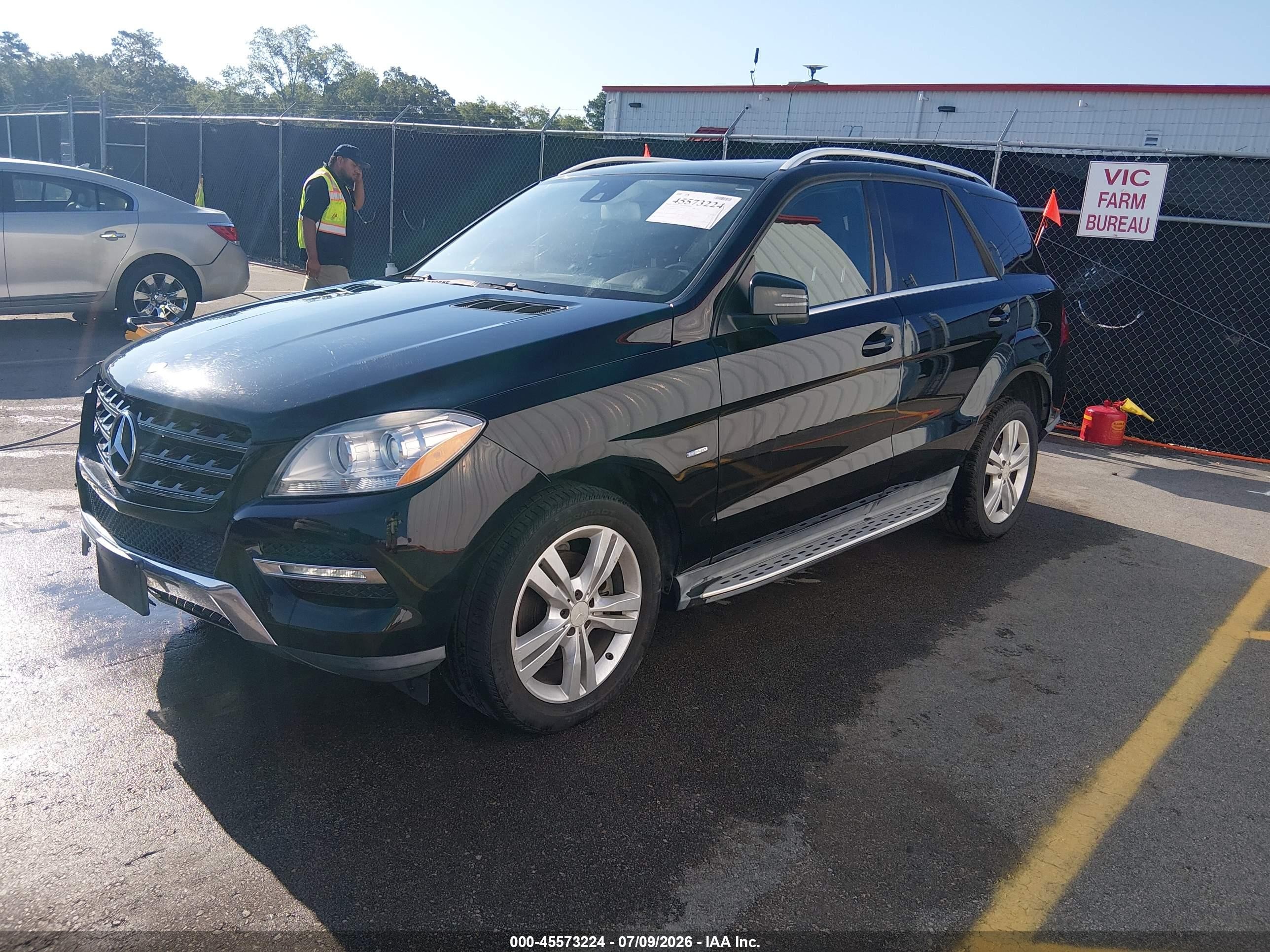 2012 Mercedes-benz Ml 350 4matic Black vin: 4JGDA5HB8CA030150