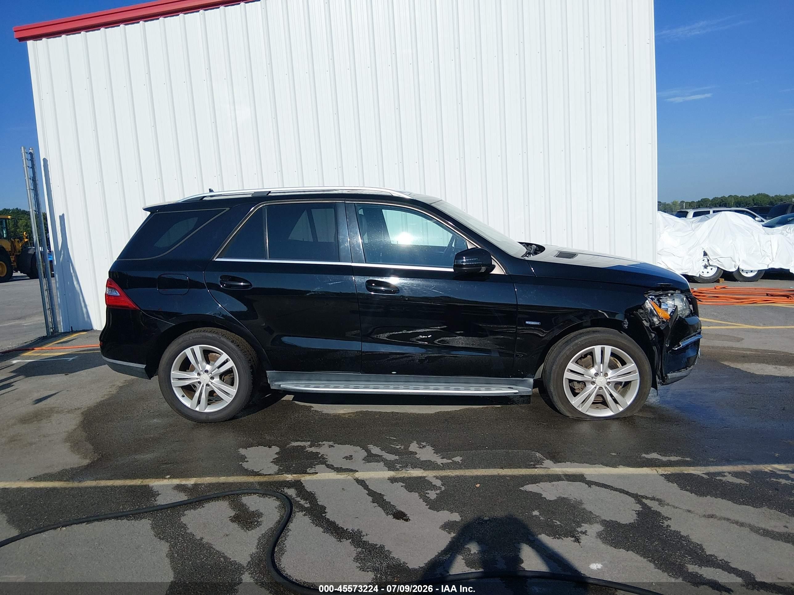 2012 Mercedes-benz Ml 350 4matic Black vin: 4JGDA5HB8CA030150