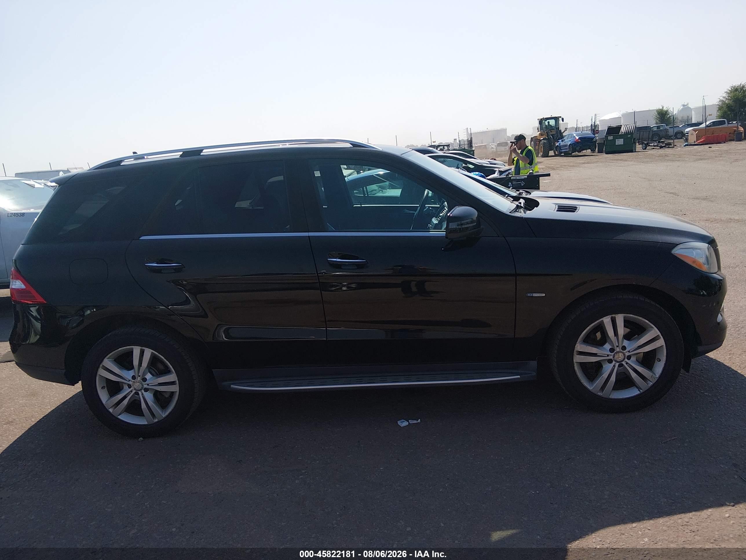 2012 Mercedes-benz Ml 350 4matic Черный vin: 4JGDA5HB8CA068350