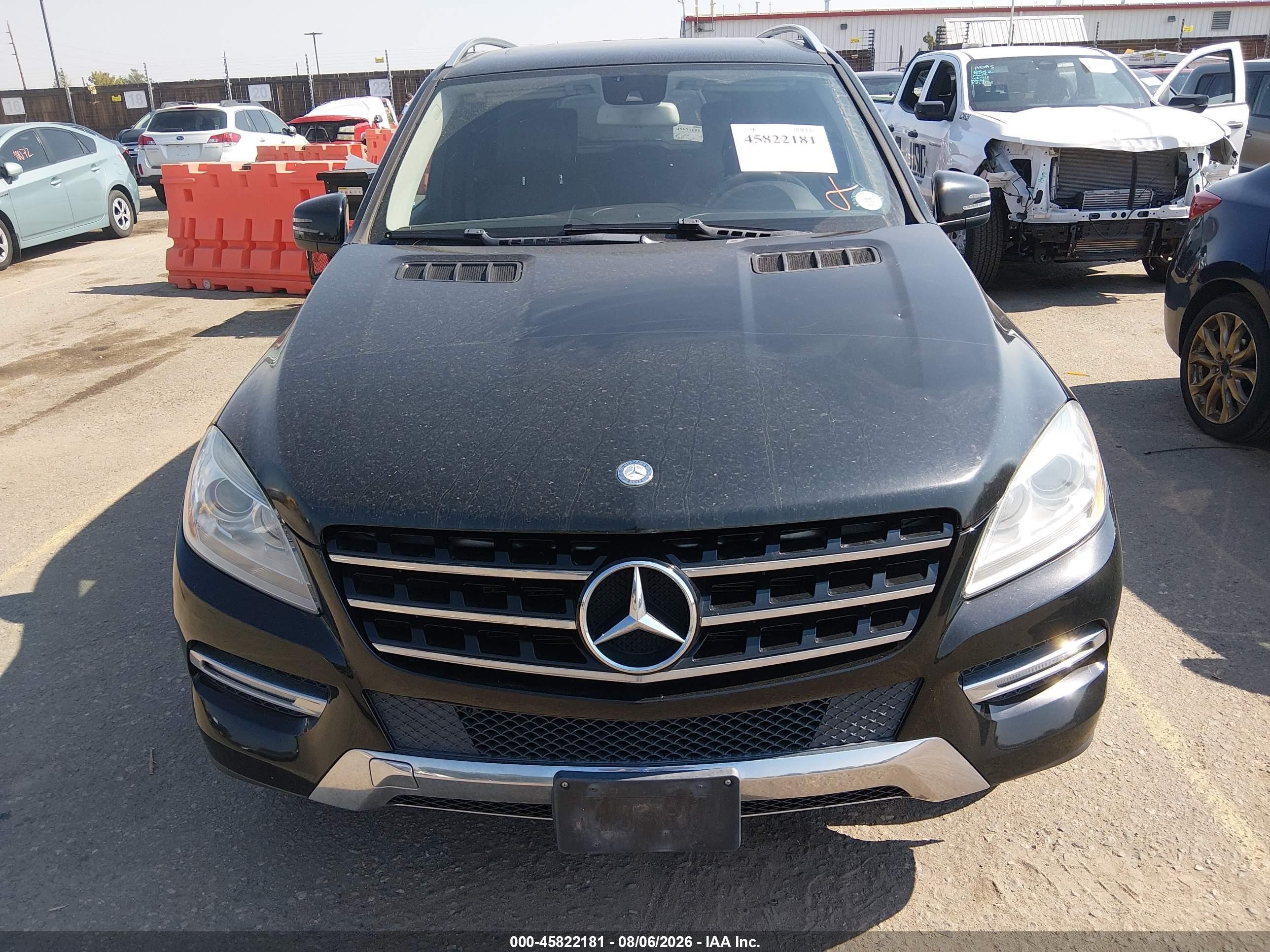 2012 Mercedes-benz Ml 350 4matic Черный vin: 4JGDA5HB8CA068350