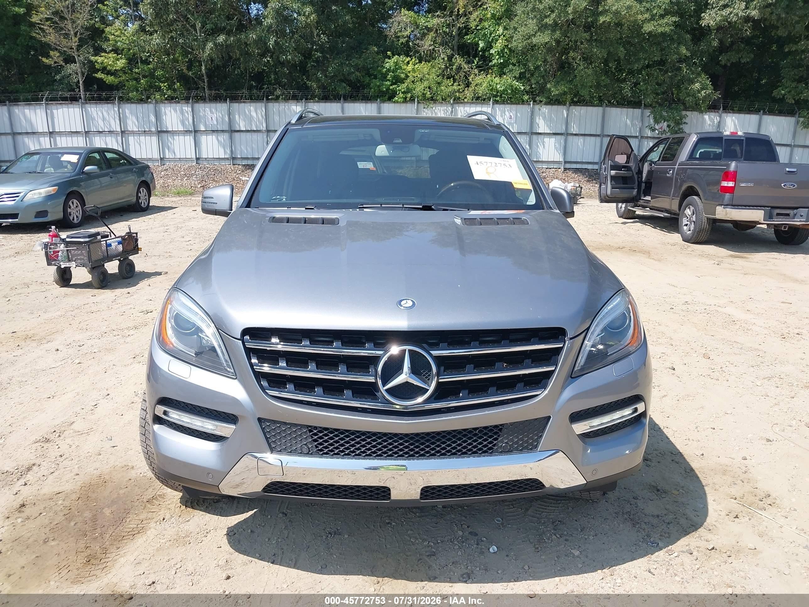2012 Mercedes-benz Ml 350 4matic Silver vin: 4JGDA5HB8CA071166