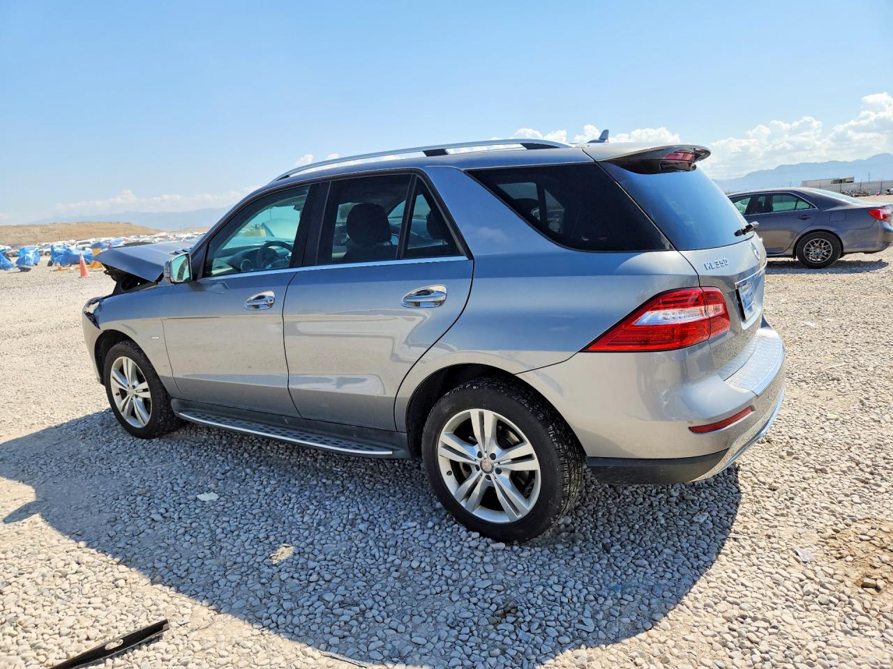 2012 Mercedes-benz Ml 350 4matic Silver vin: 4JGDA5HB8CA075640