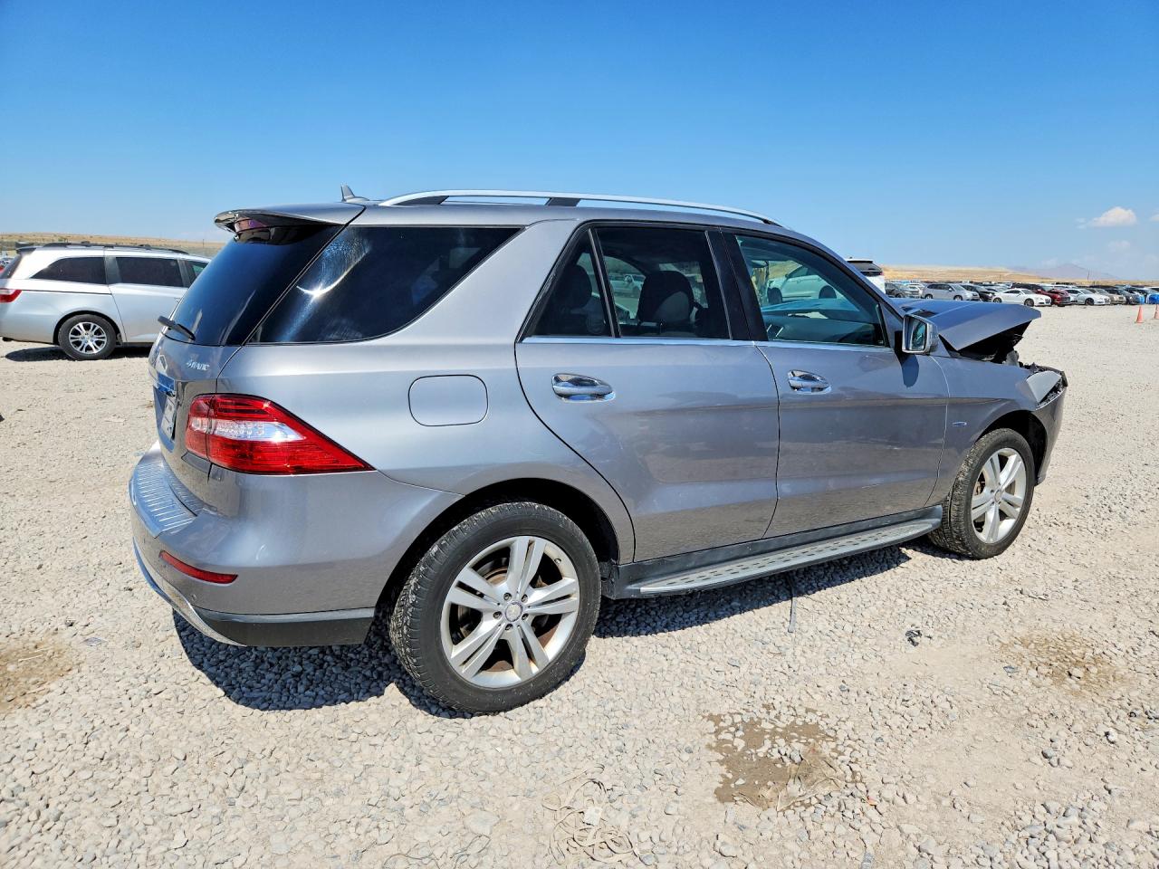 2012 Mercedes-benz Ml 350 4matic Silver vin: 4JGDA5HB8CA075640
